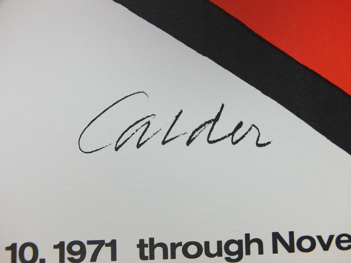 1971 Alexander Calder Poster, The Frog and the Sea, La Grenouille et La Scie, 1969, Innovative Mobiles artist, gallery wall art decor