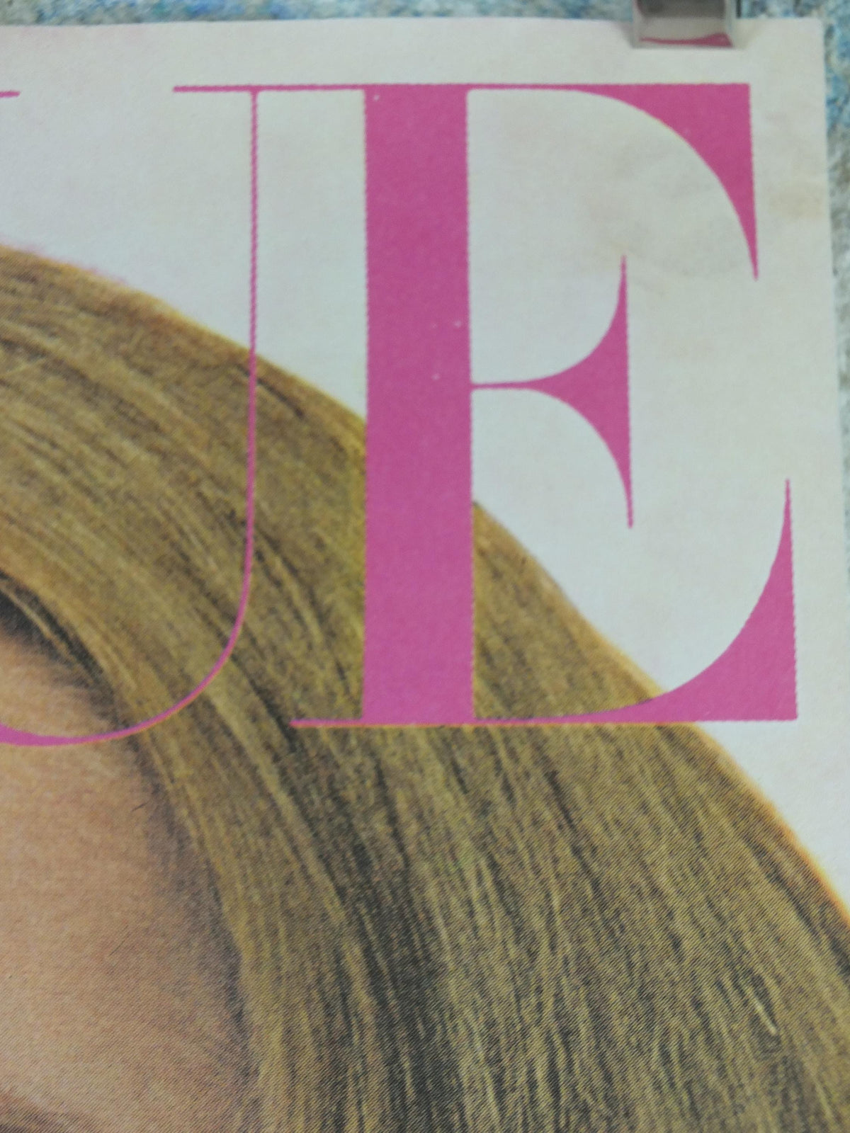 1969 Vogue Magazine Cover Poster, Ingrid Boulting, July 1969, British Vogue, David Bailey, fashion Advertising wall art decor