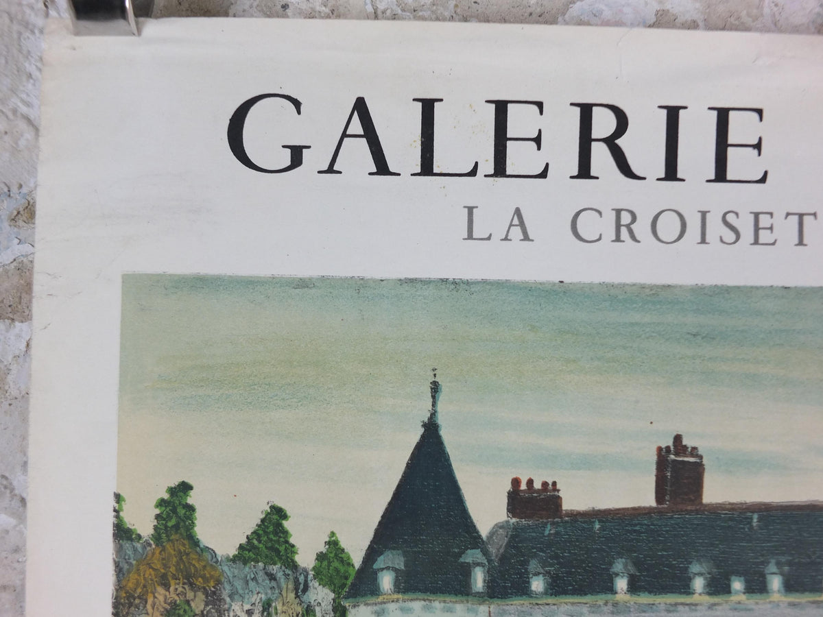 1965 A. J. Busquets Poster, Le Printemps en Fleurs, Spring in Bloom, Galerie 65 Cannes, Mourlot, gallery exhibition, wall art decor