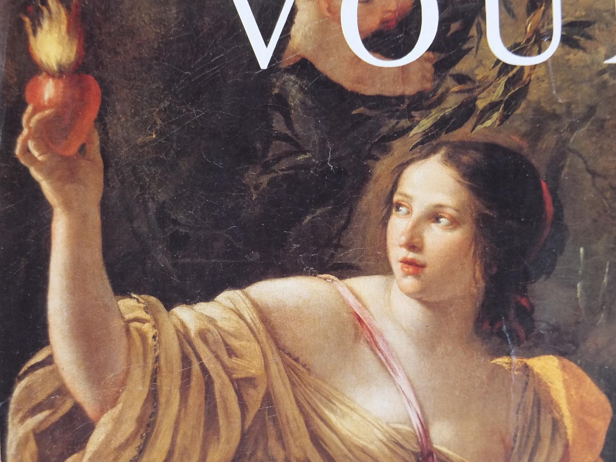 1990 Simon Vouet Poster, Heavenly Charity, La Charite Celeste, Grand Palais, French baroque, artist gallery exhibition wall art decor