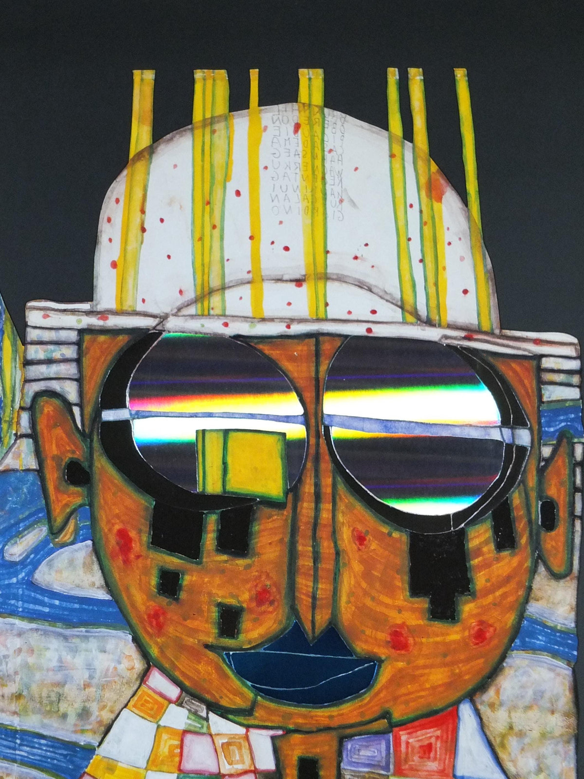 2007 Friedensreich Hundertwasser Poster, Tropical Chinese, Tropenchinese, wall art decor