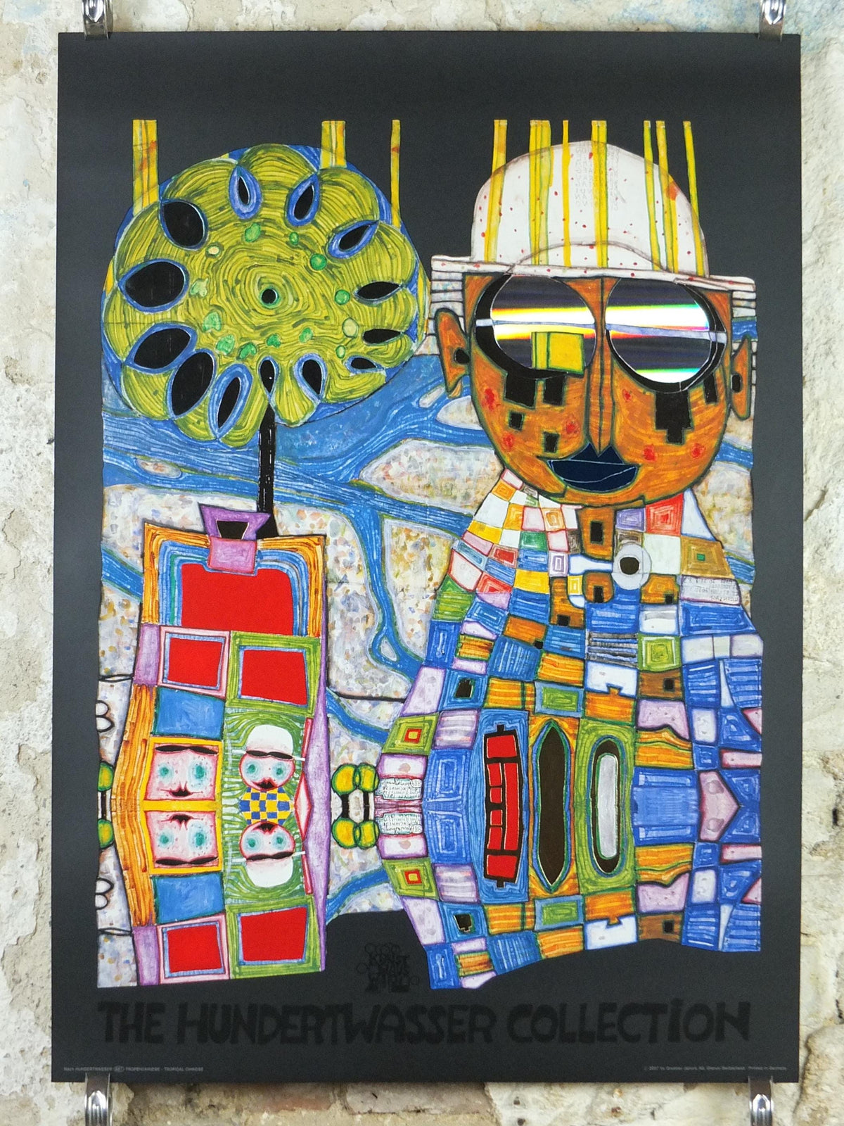 2007 Friedensreich Hundertwasser Poster, Tropical Chinese, Tropenchinese, wall art decor