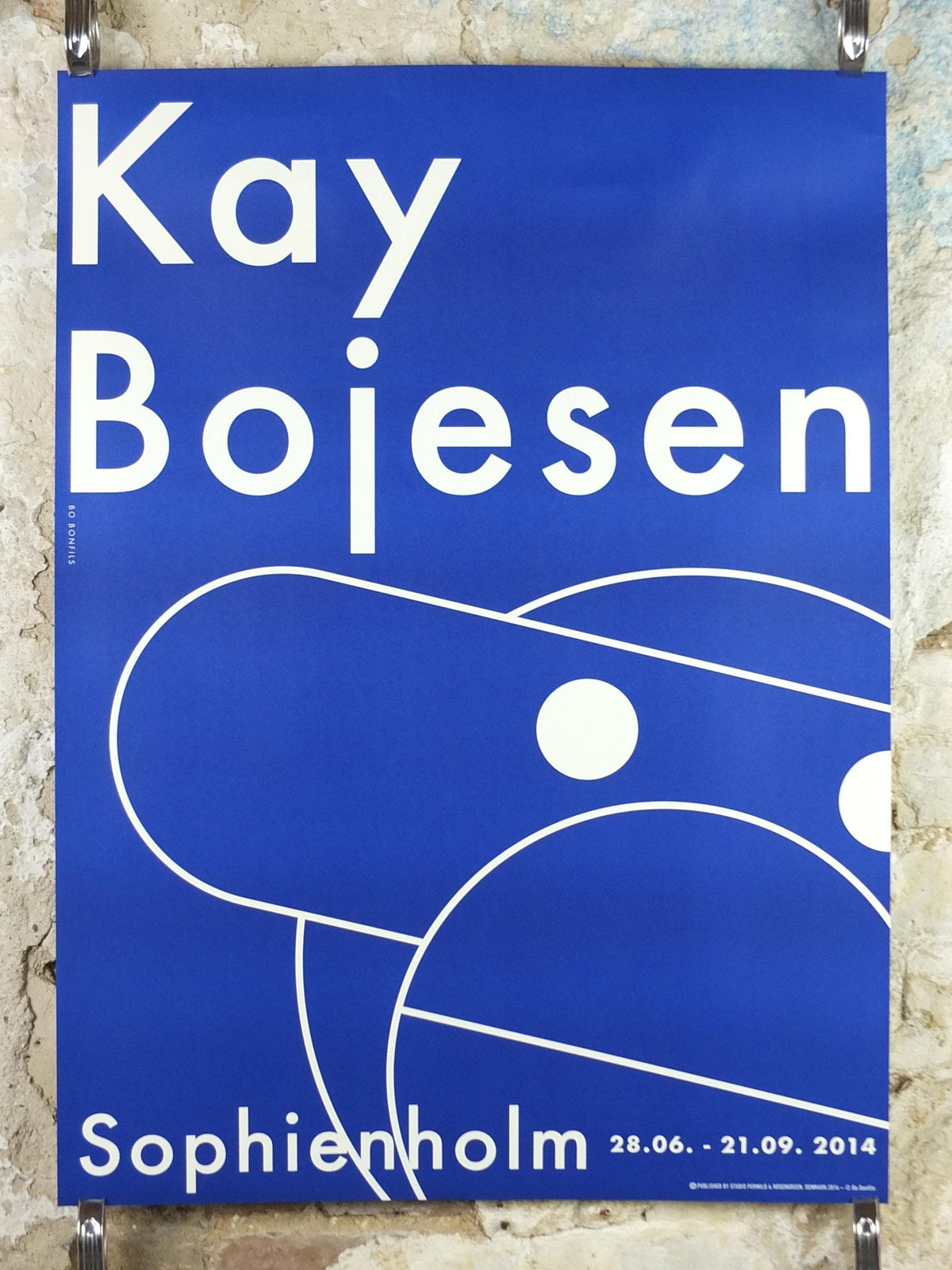 2014 Kay Bojesen Poster, Danish 1950s Design, bear, bjorn, Scandanavian Modernist, Sophienholm, wall art decor
