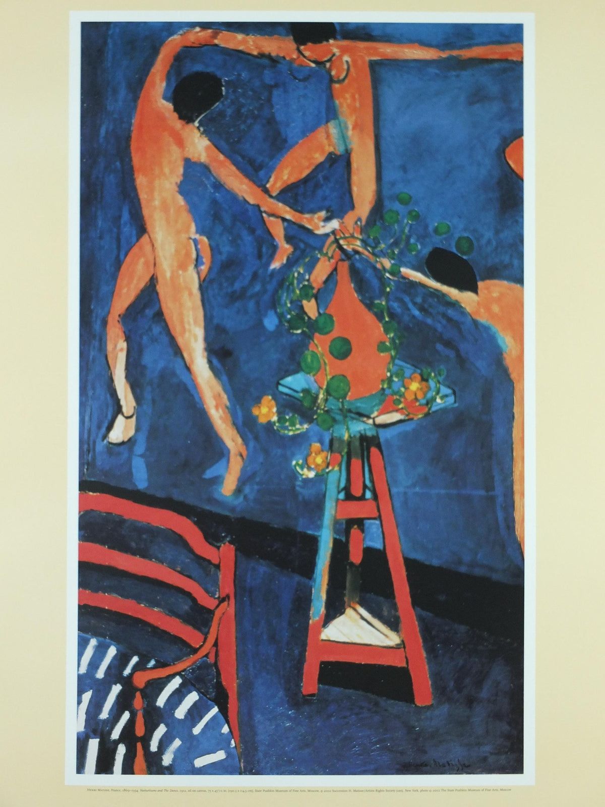 2003 Henri Matisse Poster, Nasturtiums with The Dance, Fauvism, Modernism, Post-Impressionism expressionism, exhibition wall art decor