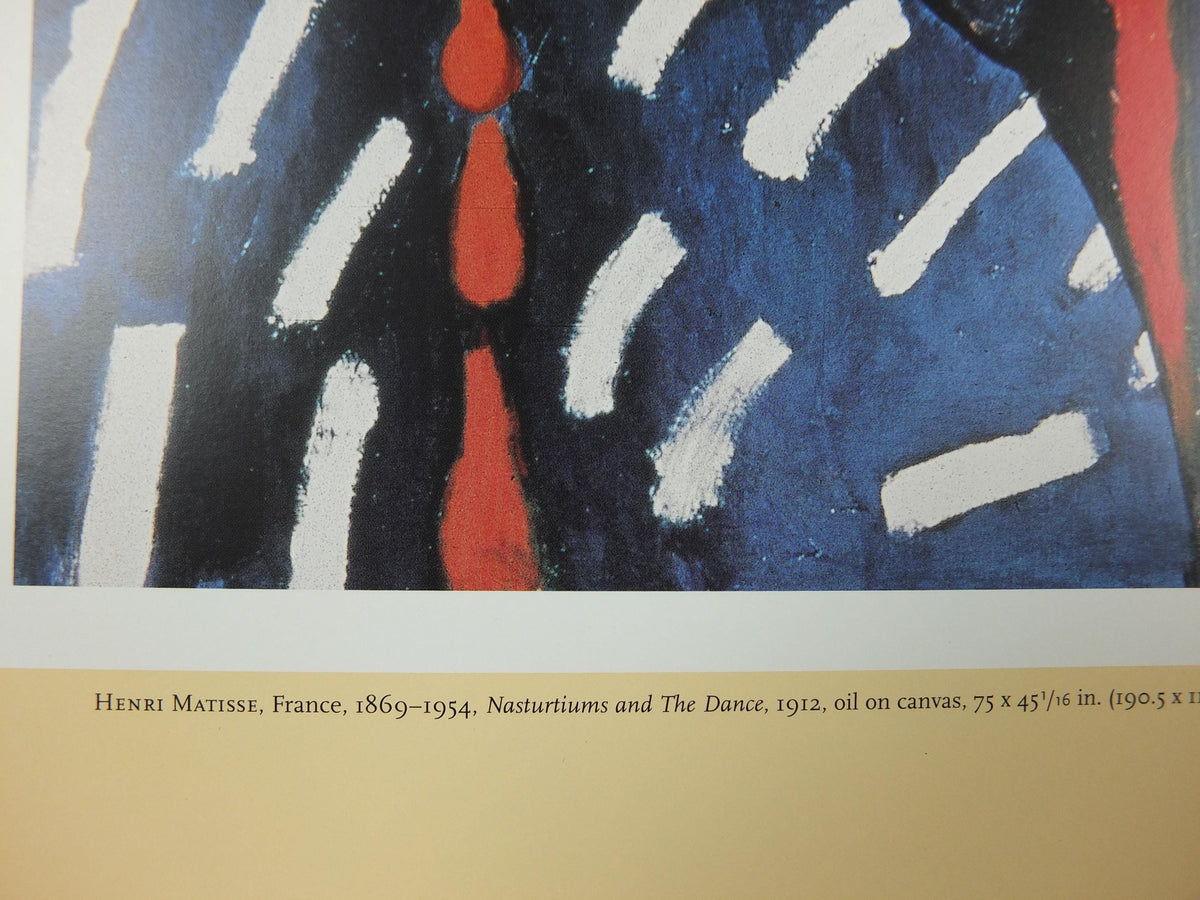 2003 Henri Matisse Poster, Nasturtiums with The Dance, Fauvism, Modernism, Post-Impressionism expressionism, exhibition wall art decor