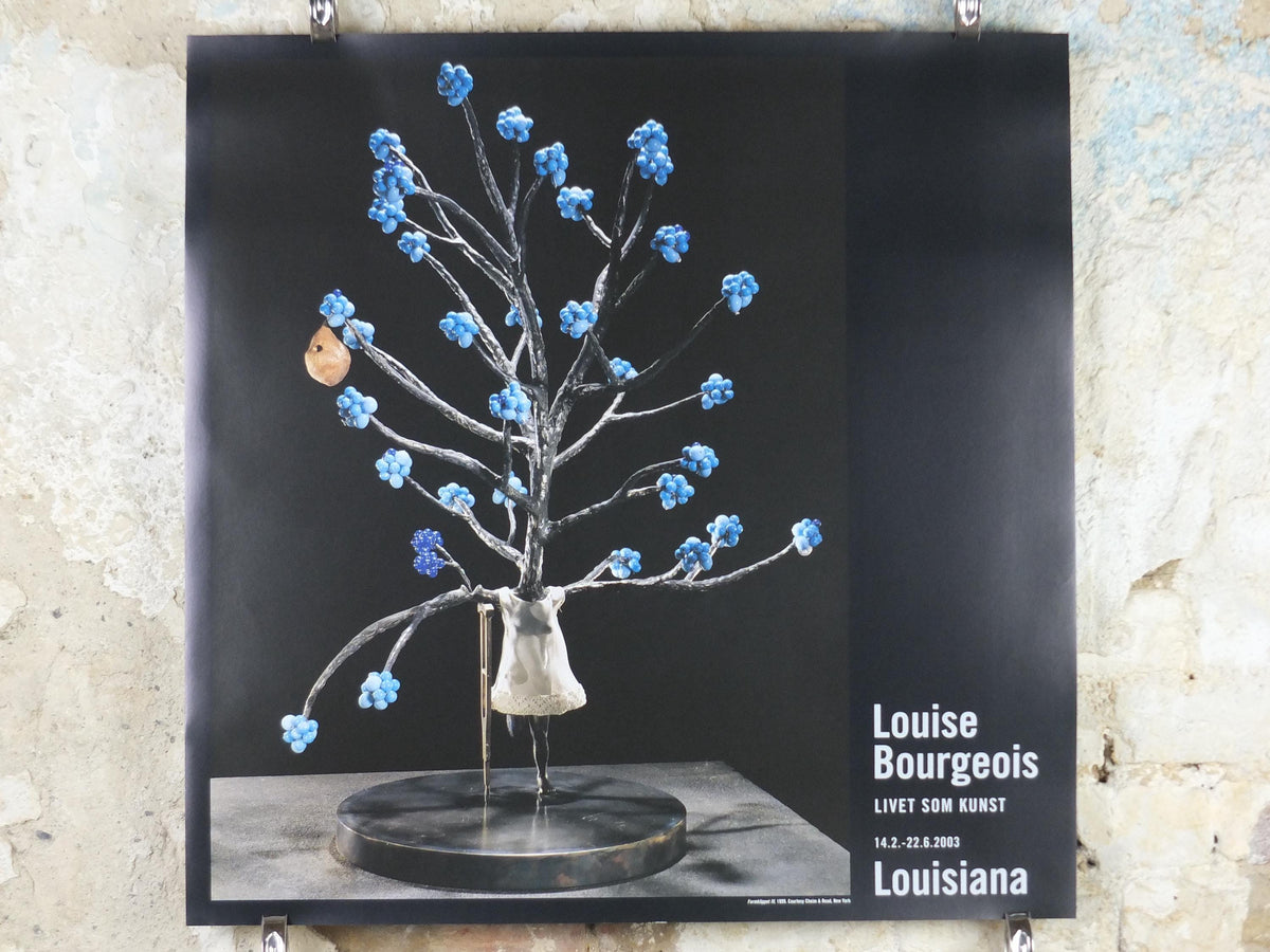 2003 Louise Bourgeois Poster, Formklippet IV 1999, Louisiana Museum of Modern Art, Sculpture Surrealism Feminism, retro wall art decor