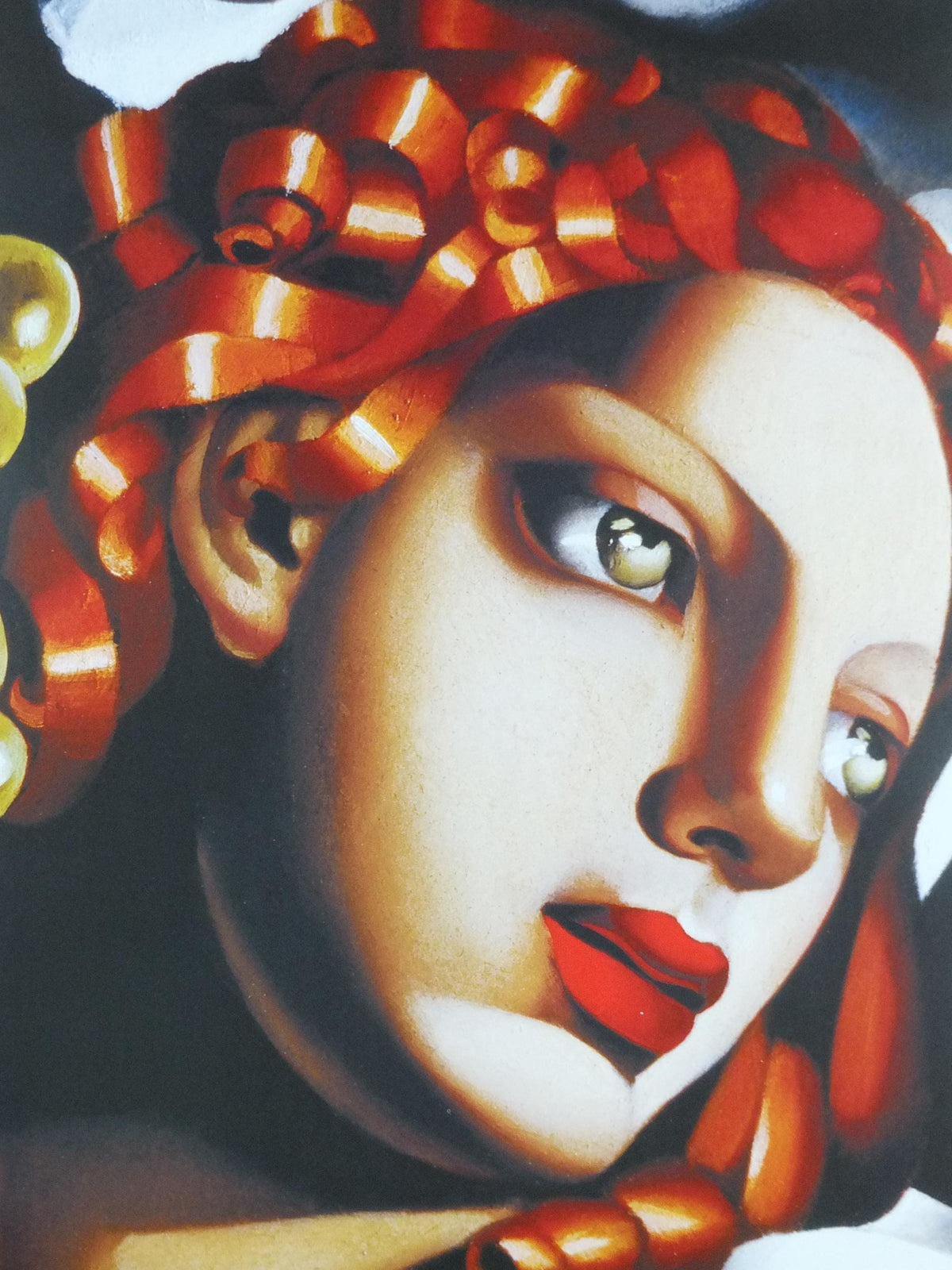 1990s Tamara de Lempicka Poster, L'Éclat, The Brilliance, 1932, Art Deco Nouveau cubism neoclassical style, exhibition, wall art decor
