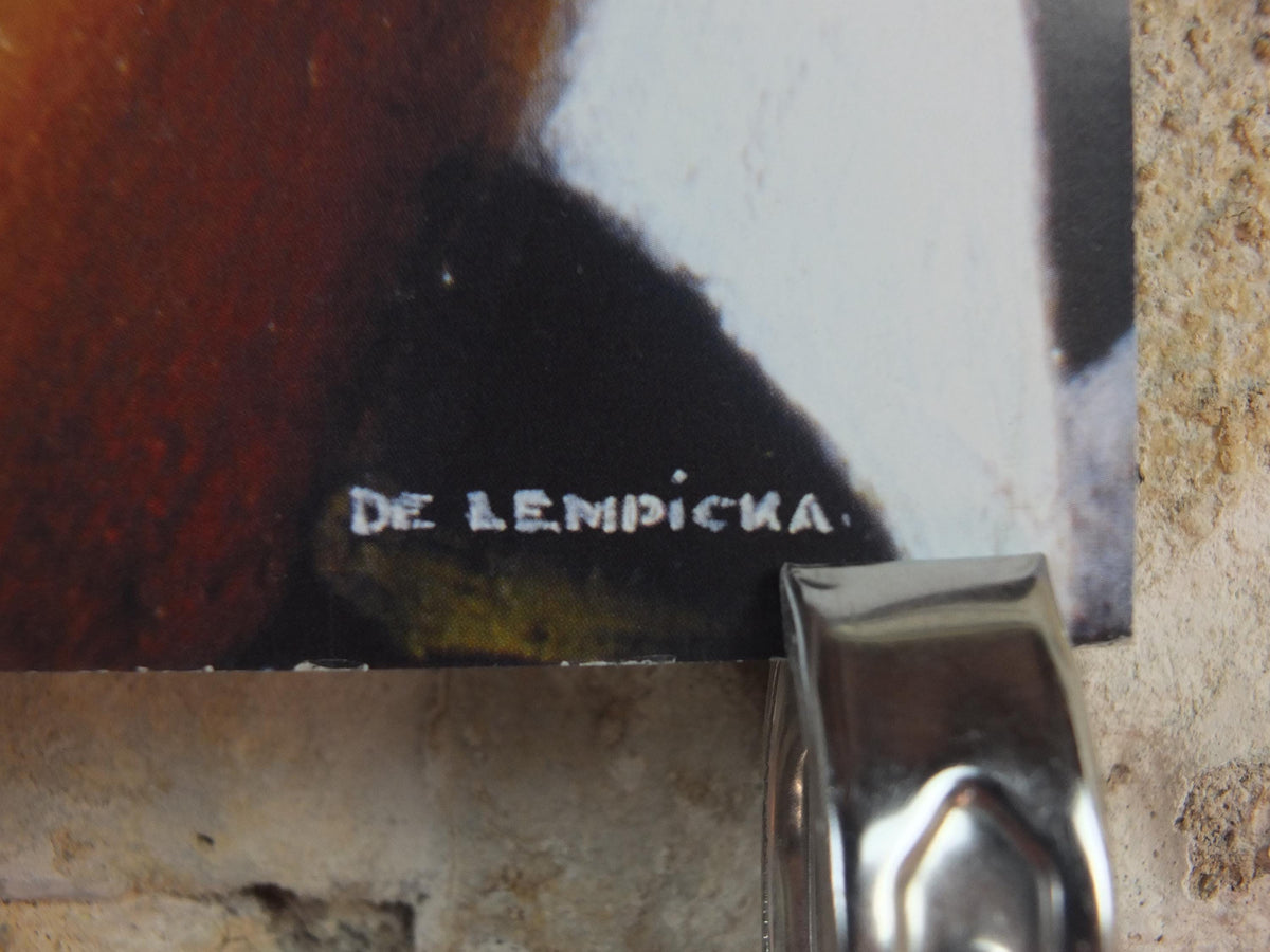 1990s Tamara de Lempicka Poster, L'Éclat, The Brilliance, 1932, Art Deco Nouveau cubism neoclassical style, exhibition, wall art decor