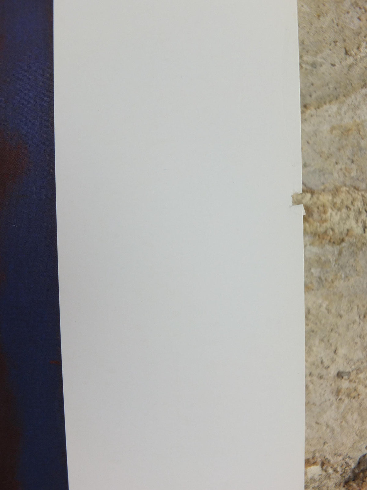 1998 Mark Rothko Poster, Maroon on Blue 1957-1960, abstract expressionism, wall art decor