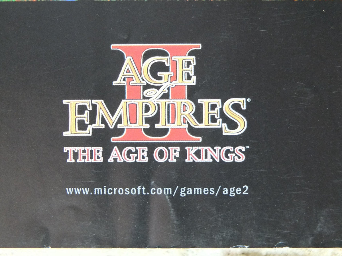 1999 Age of Empires Poster, Age of Kings, Age of Empires 2, PC computer game from Microsoft, Ensemble Studios Game, gaming wall art decor