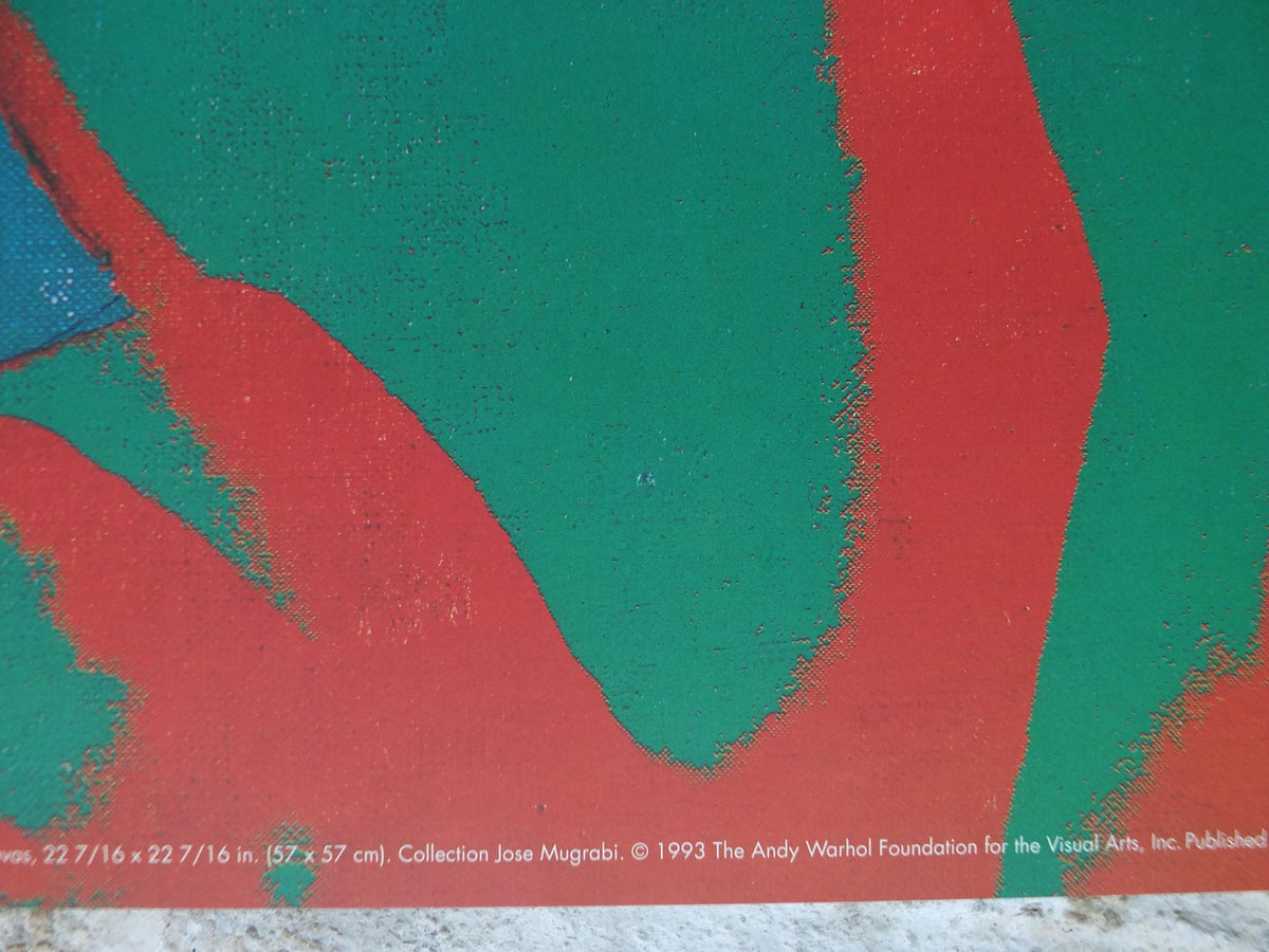 1993 Andy Warhol Poster, Self Portrait 1966 1967, Pop Art, Expressionism, Modernism, gallery wall art decor