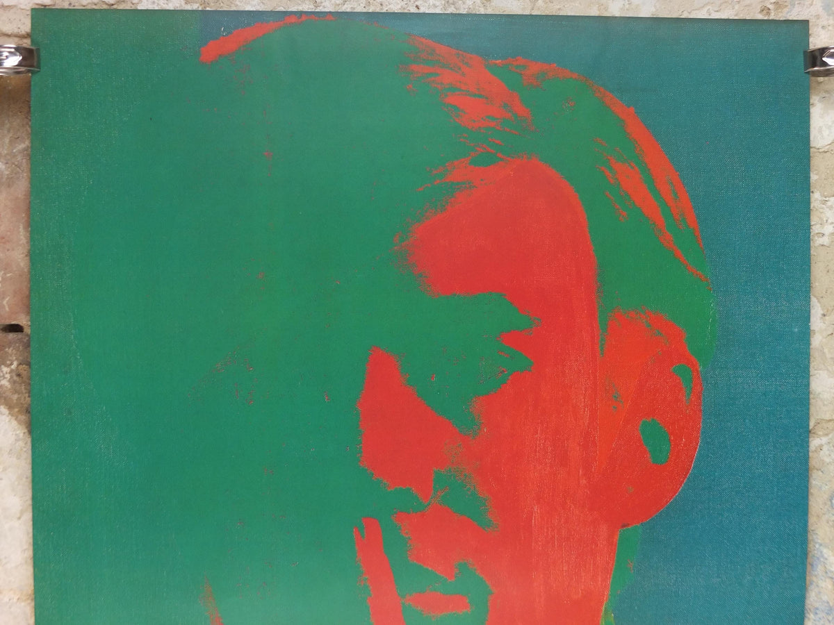 1993 Andy Warhol Poster, Self Portrait 1966 1967, Pop Art, Expressionism, Modernism, gallery wall art decor
