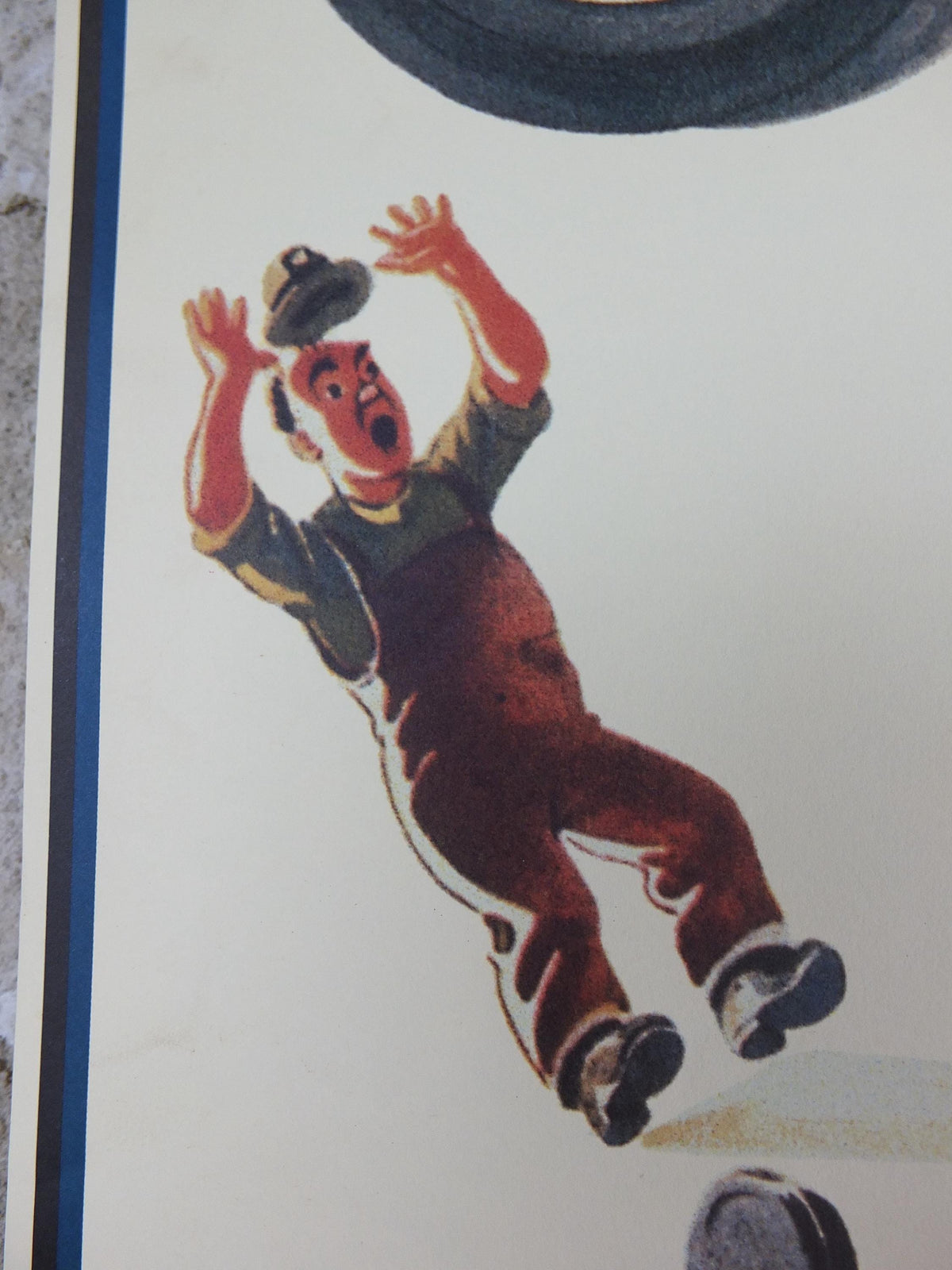 1990s Guinness for Strength Poster, from Guinness Museum, By John Gilroy 1945, mechanic fixing car with a Guinness, Wall art decor