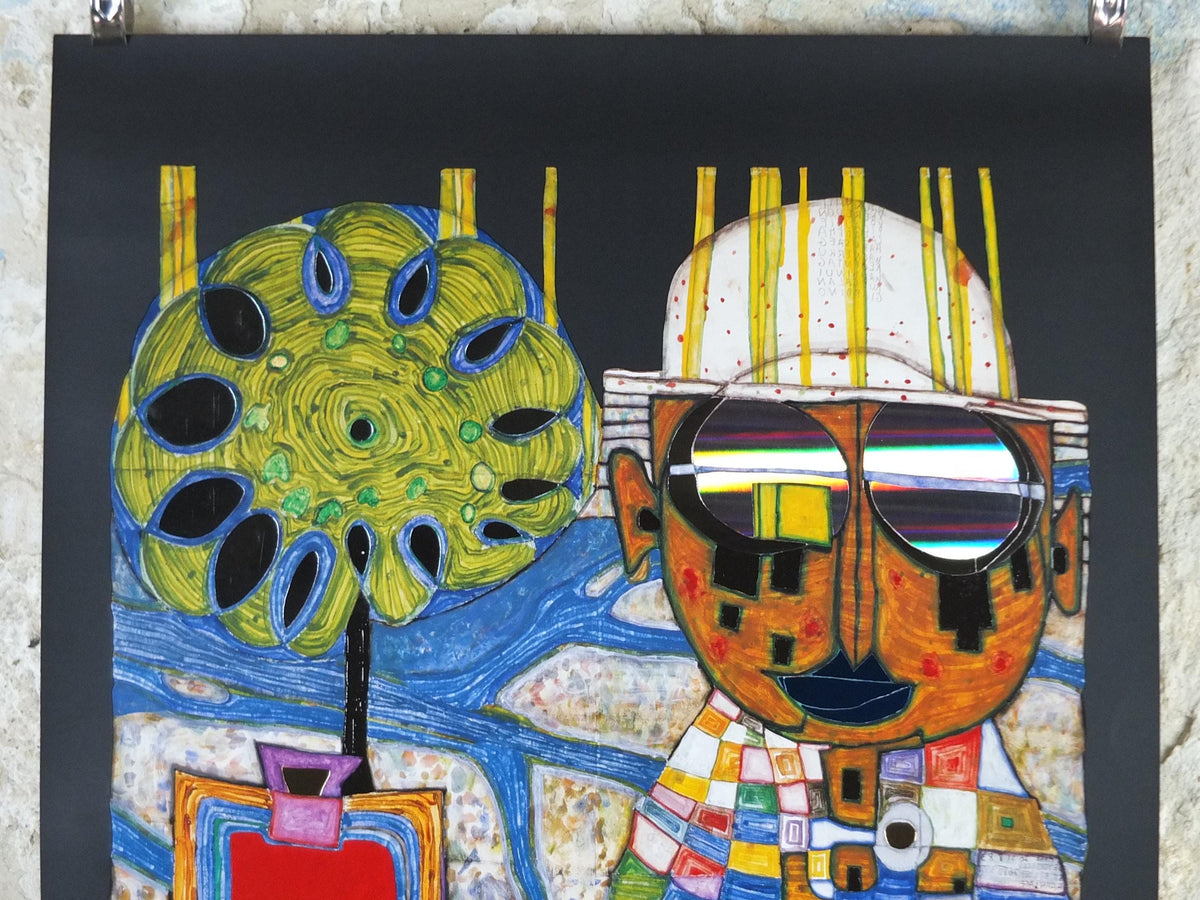 2007 Friedensreich Hundertwasser Poster, Tropical Chinese, Tropenchinese, wall art decor