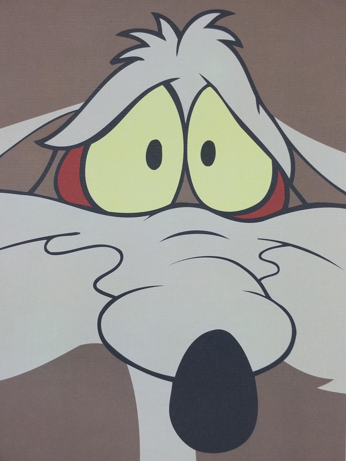 1994 Wile E. Coyote Poster, Roadrunner, Looney Tunes and Merrie Melodies by Warner Bros, cartoon and comic wall art decor