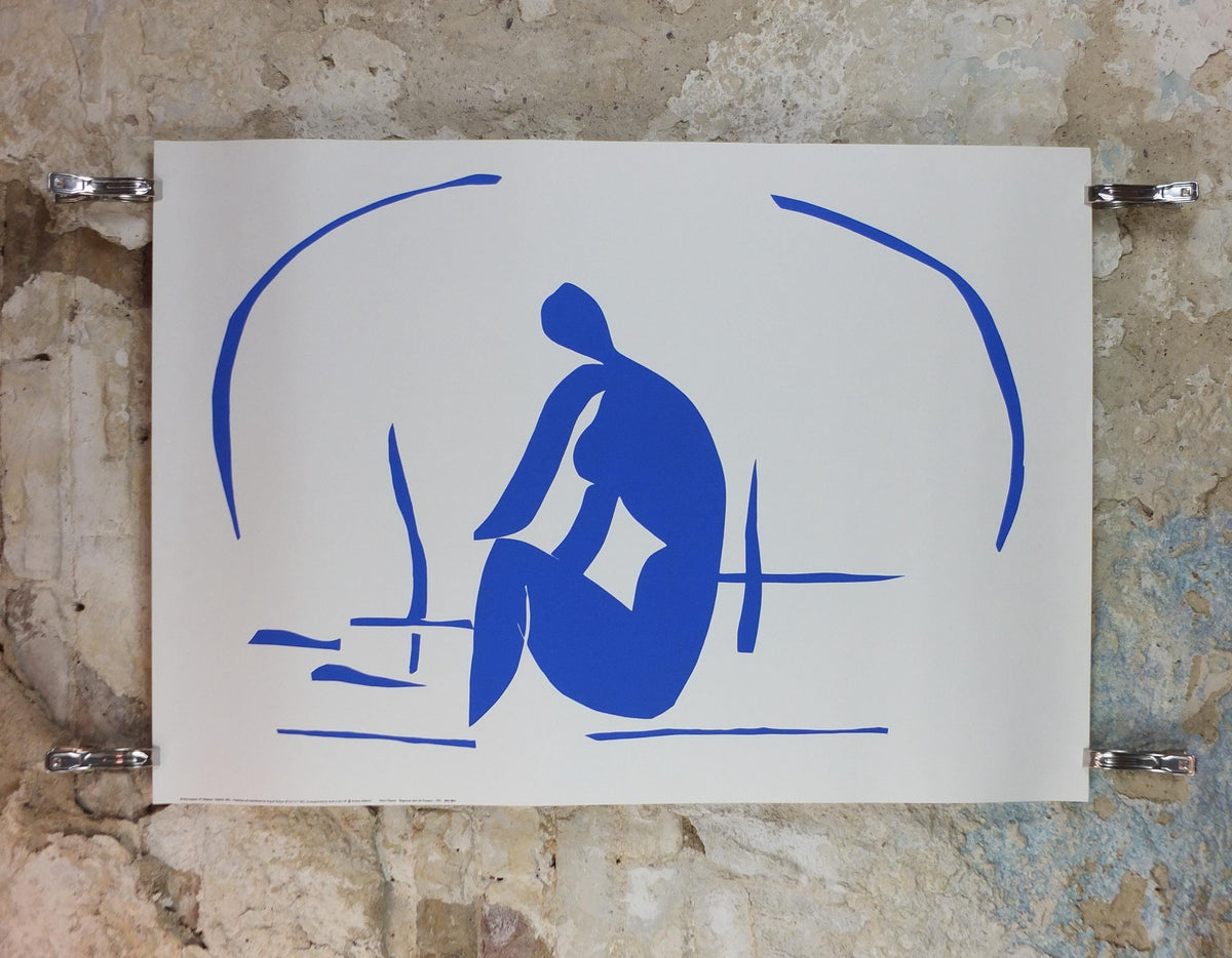 1991 Henri Matisse, Bather among the Reeds 1952, Blue Nudes, Fauvism, Modernism, Post-Impressionism expressionism, exhibition wall art decor