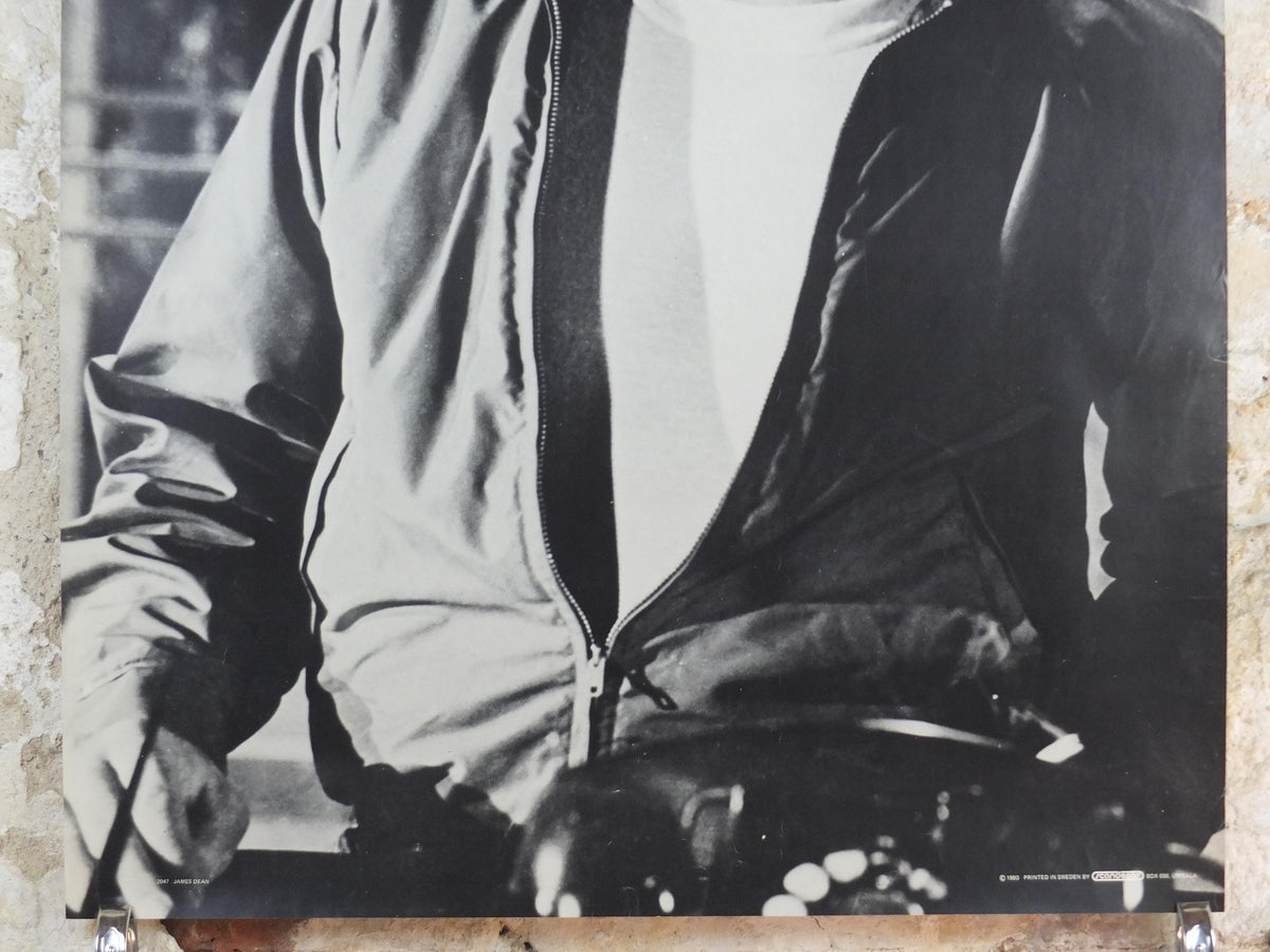 1980 James Dean Poster, Rebel without a Cause, made in Sweden by Scandecor, wall art decor