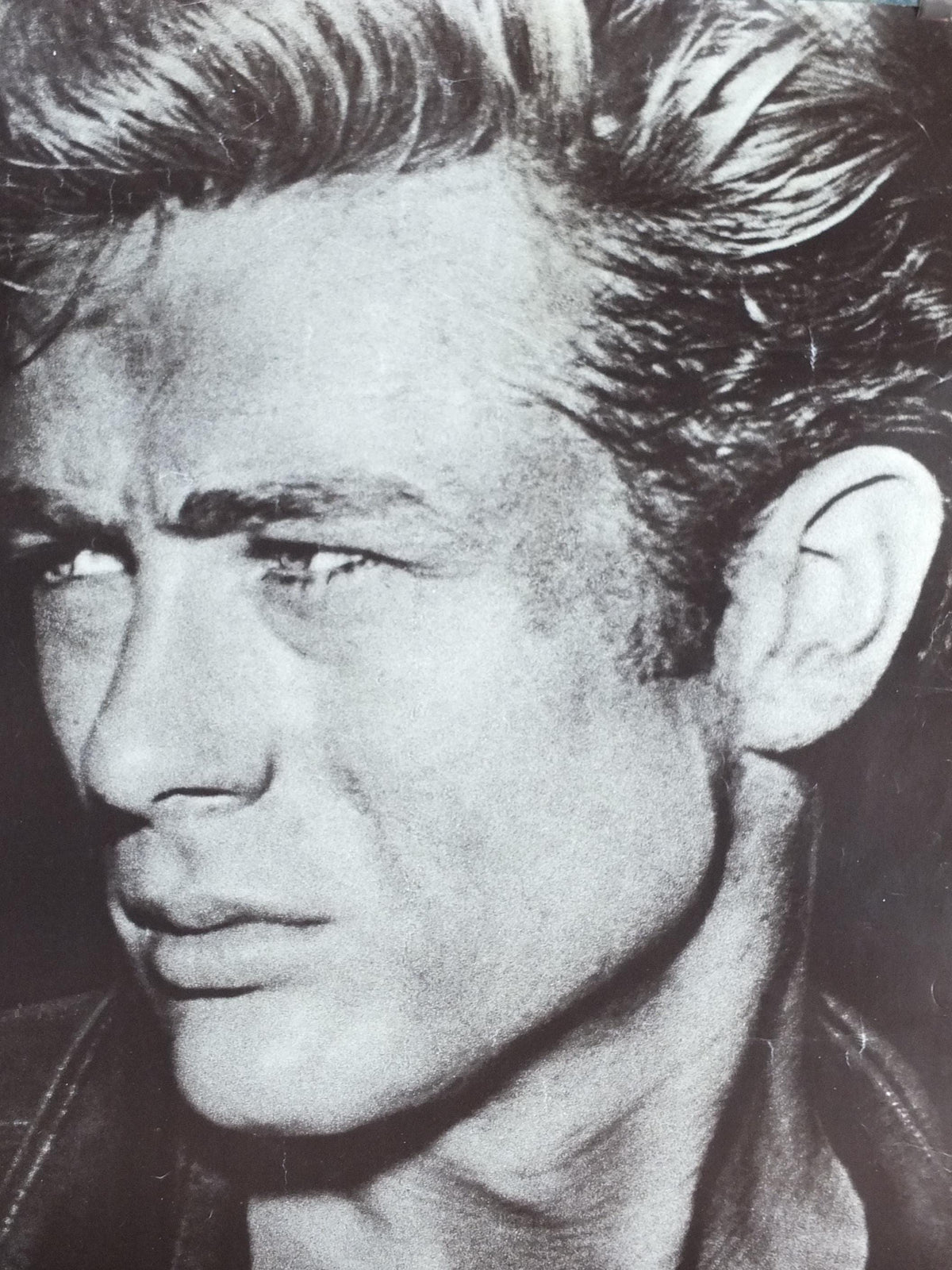 1980s James Dean Poster, Rebel without a Cause, made in Switzerland by Idealdecor, wall art decor