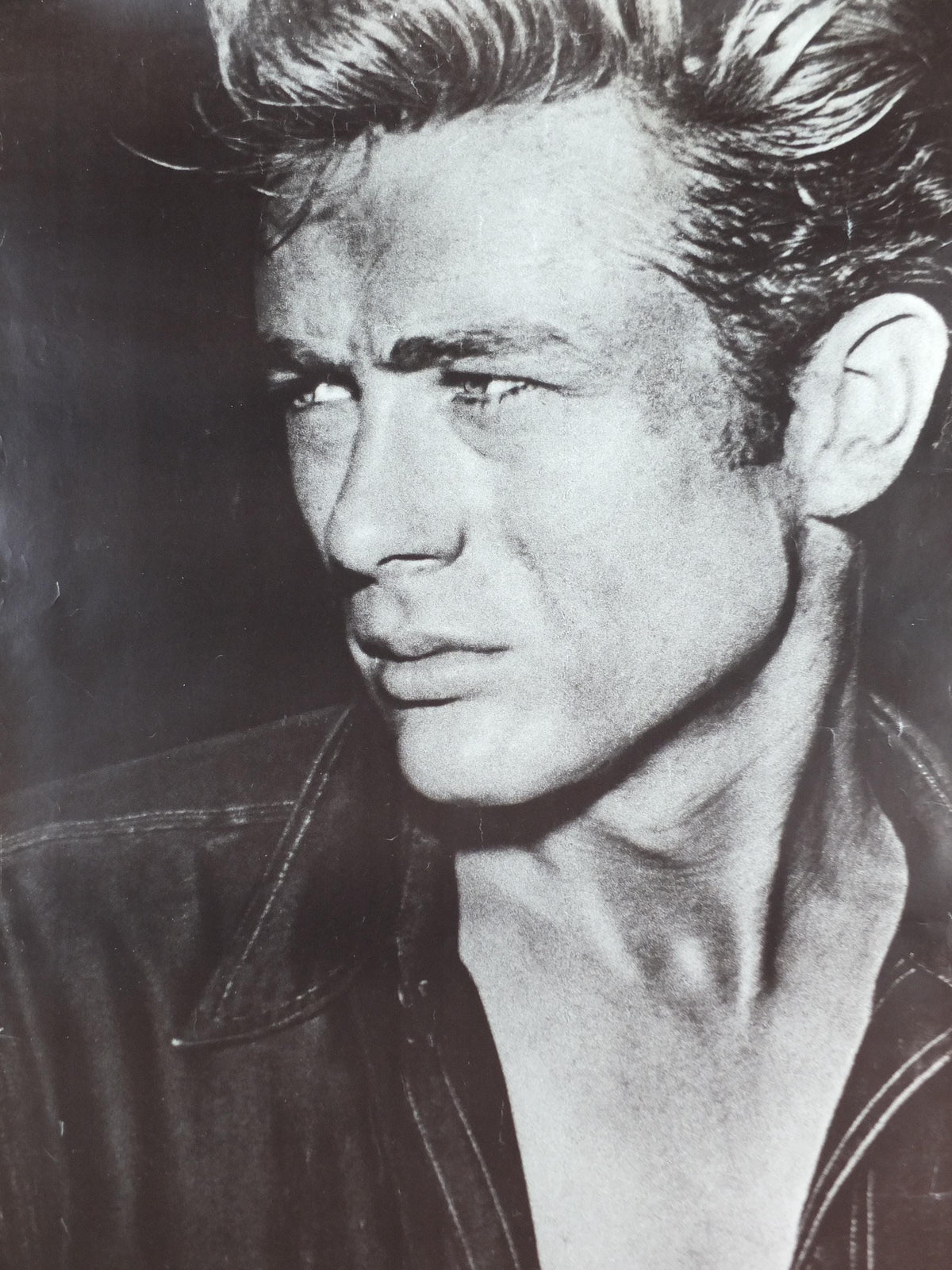 1980s James Dean Poster, Rebel without a Cause, made in Switzerland by Idealdecor, wall art decor