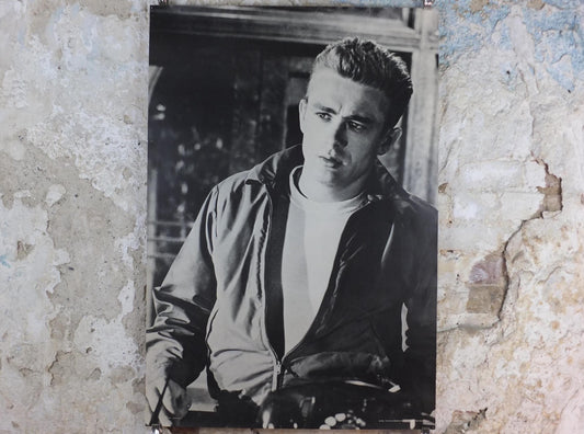 1980 James Dean Poster, Rebel without a Cause 1955, made in Sweden by Scandecor, wall art decor