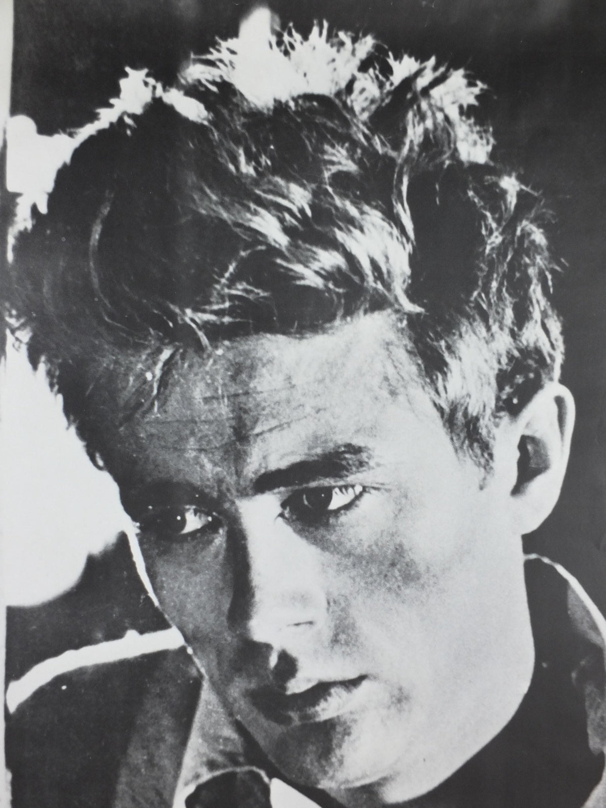 1979 James Dean Poster, Rebel without a Cause 1955, made in Scotland by Pace International, wall art decor