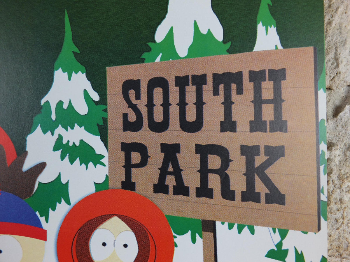 1998 South Park Poster, Chocolate Salty Balls, Chef Aid, Isaac Hayes, Trey Parker and Matt Stone, Cartoon Network, print wall art decor