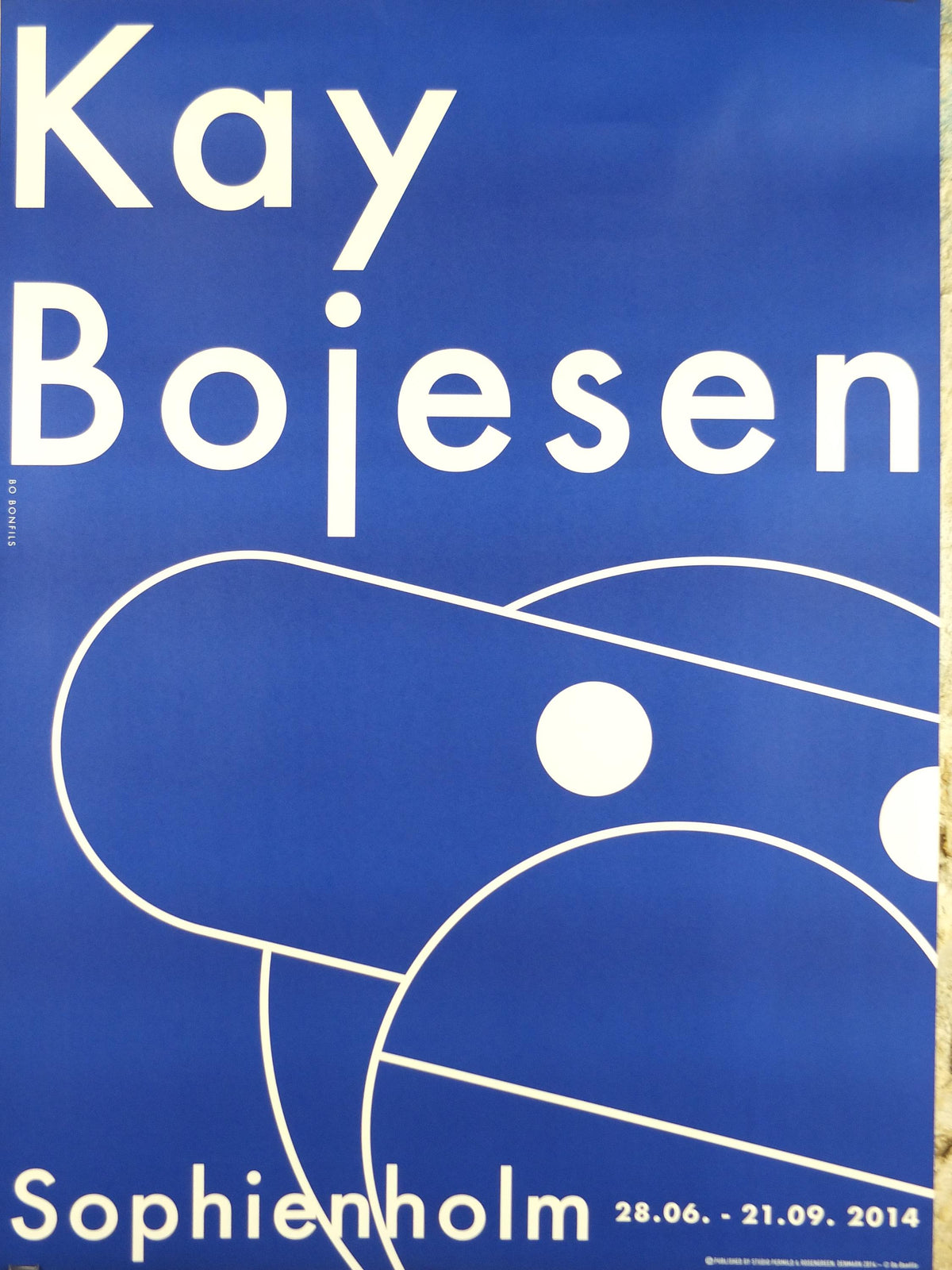 2014 Kay Bojesen Poster, Danish 1950s Design, bear, bjorn, Scandanavian Modernist, Sophienholm, wall art decor