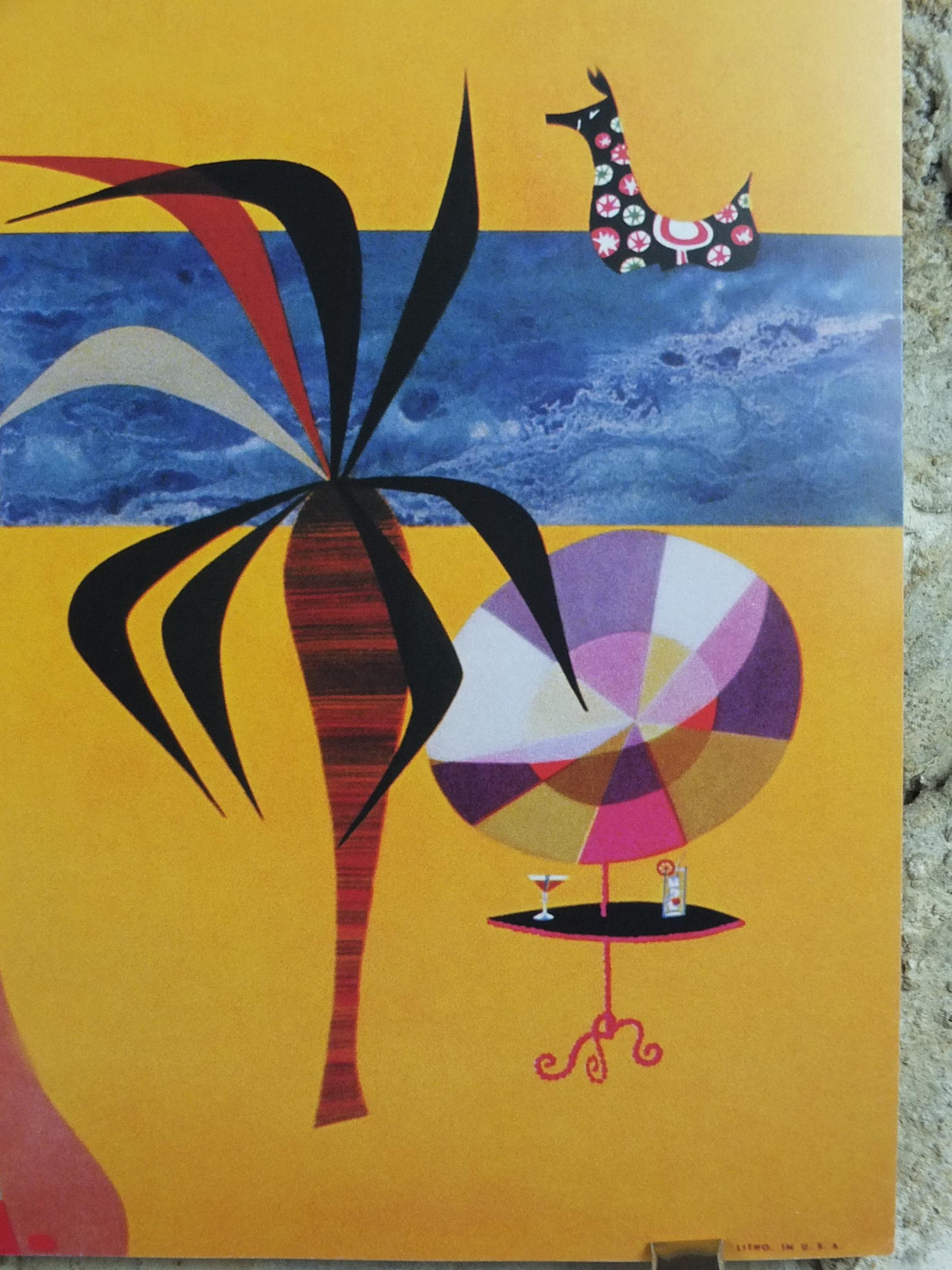 2004 Las Vegas Poster, Showgirl, gaming in the desert, Fly TWA, David Klein, travel wall art decor