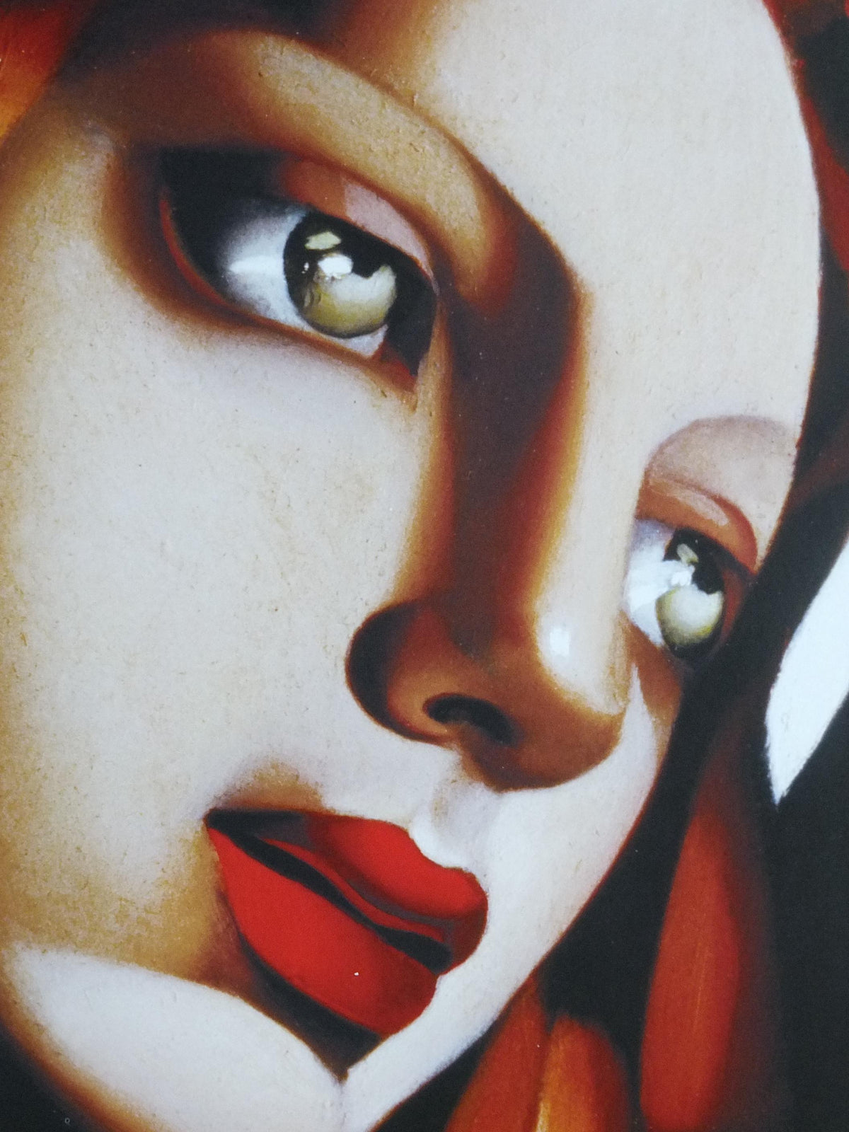 1990s Tamara de Lempicka Poster, L'Éclat, The Brilliance, 1932, Art Deco Nouveau cubism neoclassical style, exhibition, wall art decor