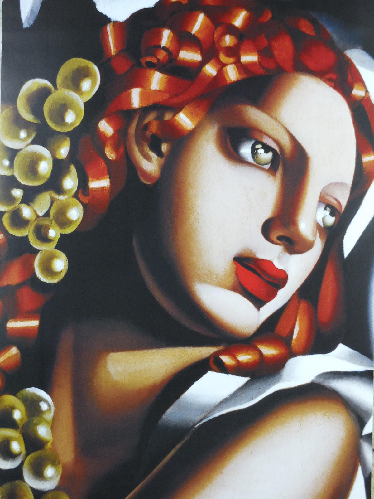 1990s Tamara de Lempicka Poster, L'Éclat, The Brilliance, 1932, Art Deco Nouveau cubism neoclassical style, exhibition, wall art decor
