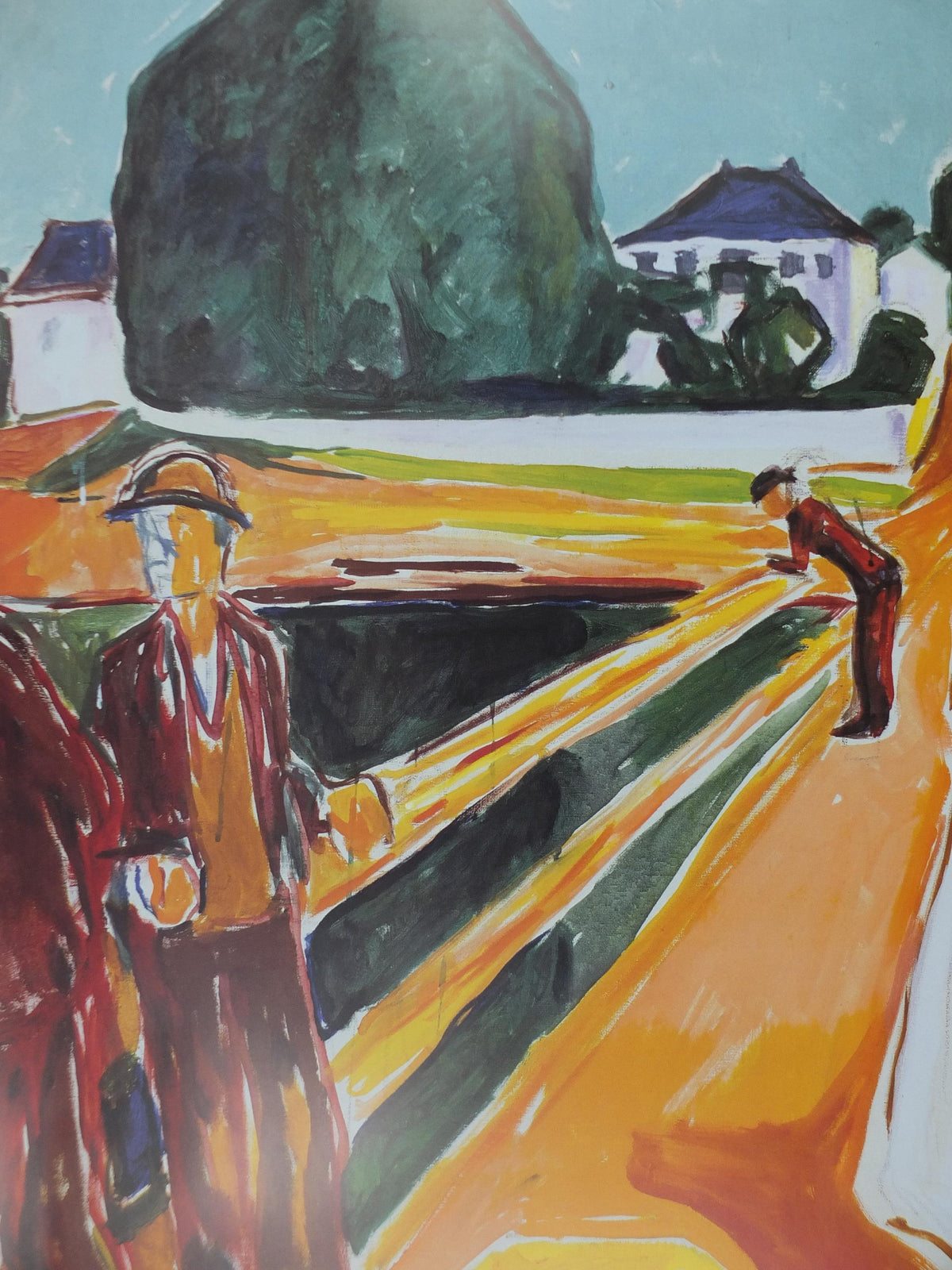 1997 Edvard Munch Poster, The Women on the Bridge 1935, Expressionism, gallery exhibition, wall art decor