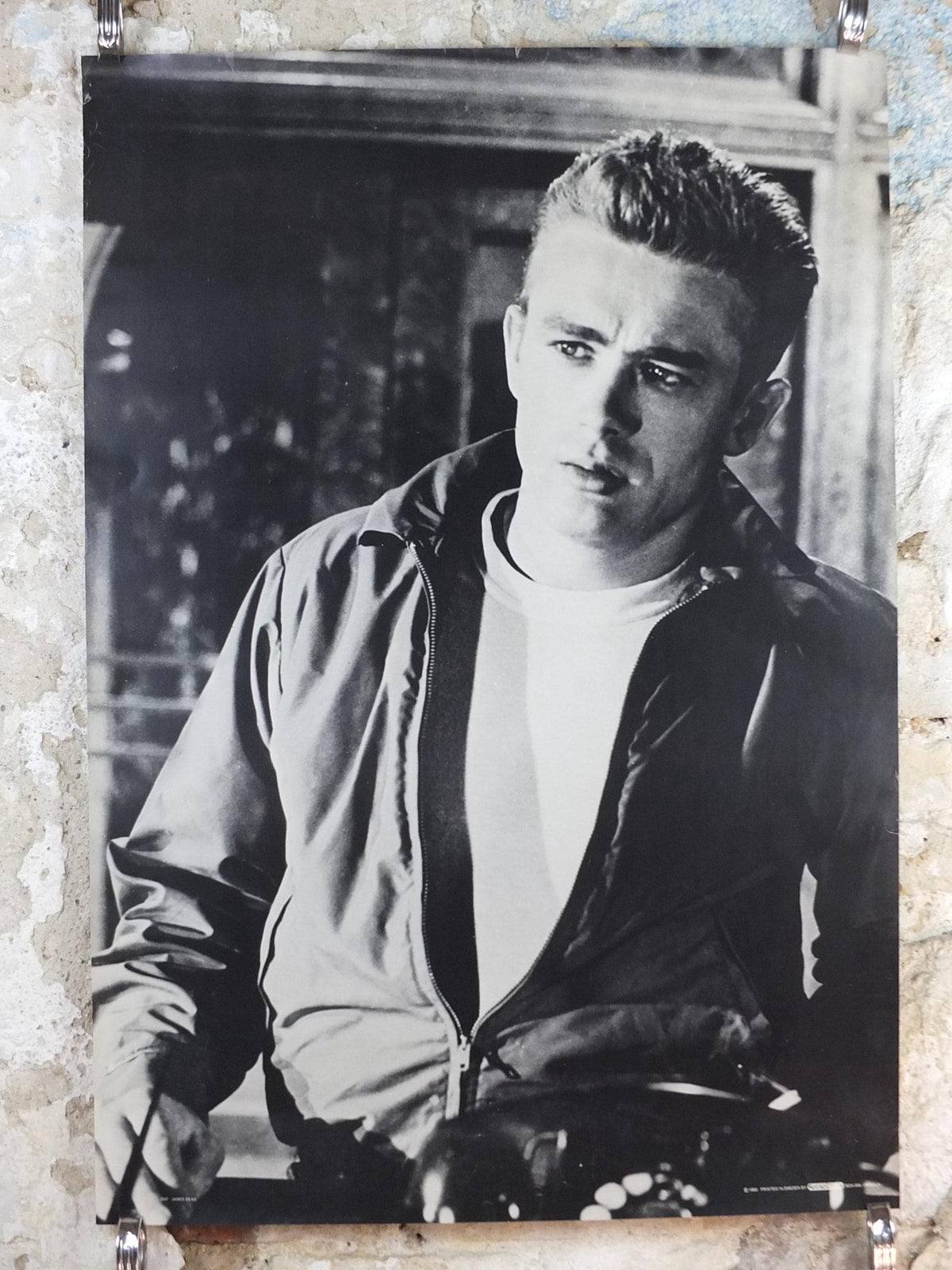 1980 James Dean Poster, Rebel without a Cause,  made in Sweden by Scandecor, Italy, wall art decor