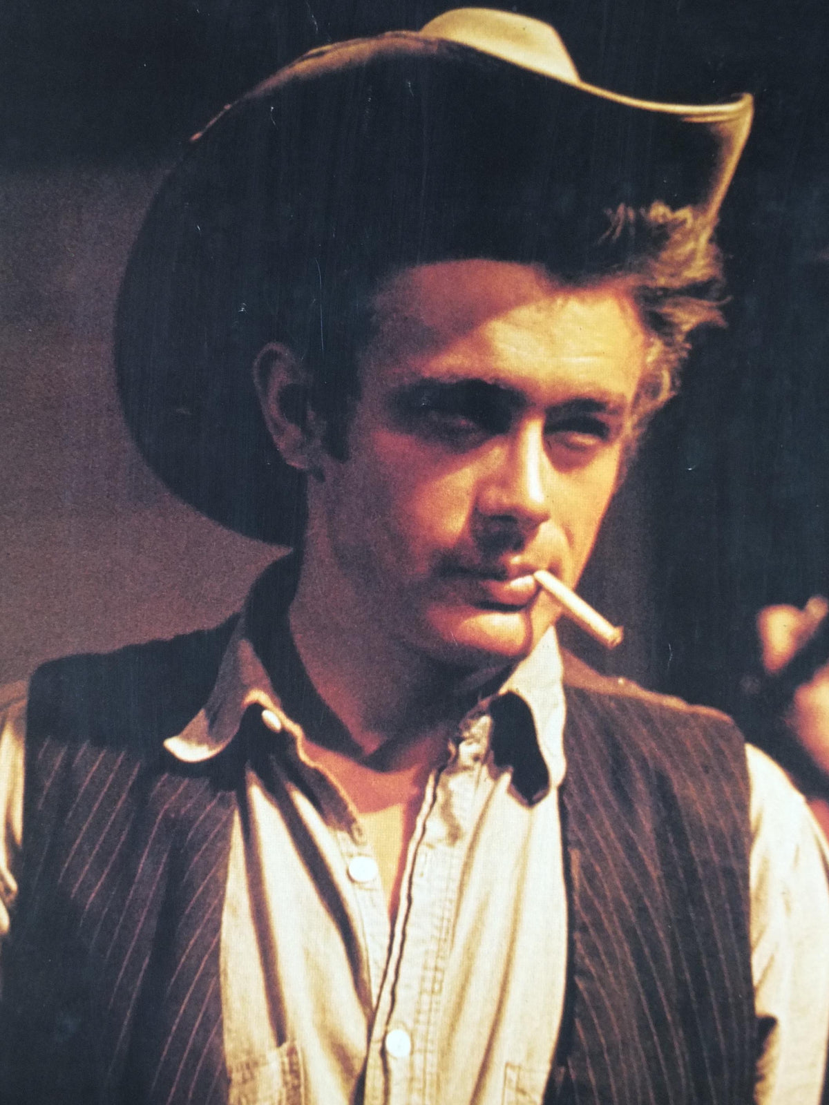 1980s James Dean Poster, Giant 1956, made in Italy by Edizioni Quadrifoglio, wall art decor