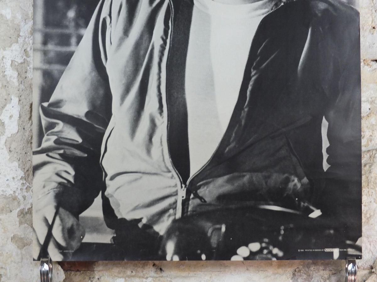 1980 James Dean Poster, Rebel without a Cause 1955, made in Sweden by Scandecor, wall art decor