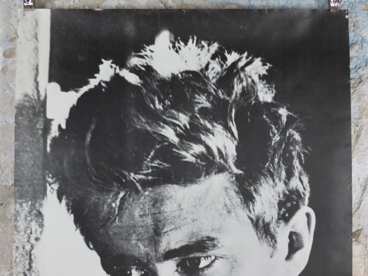 1979 James Dean Poster, Rebel without a Cause 1955, made in Scotland by Pace International, wall art decor
