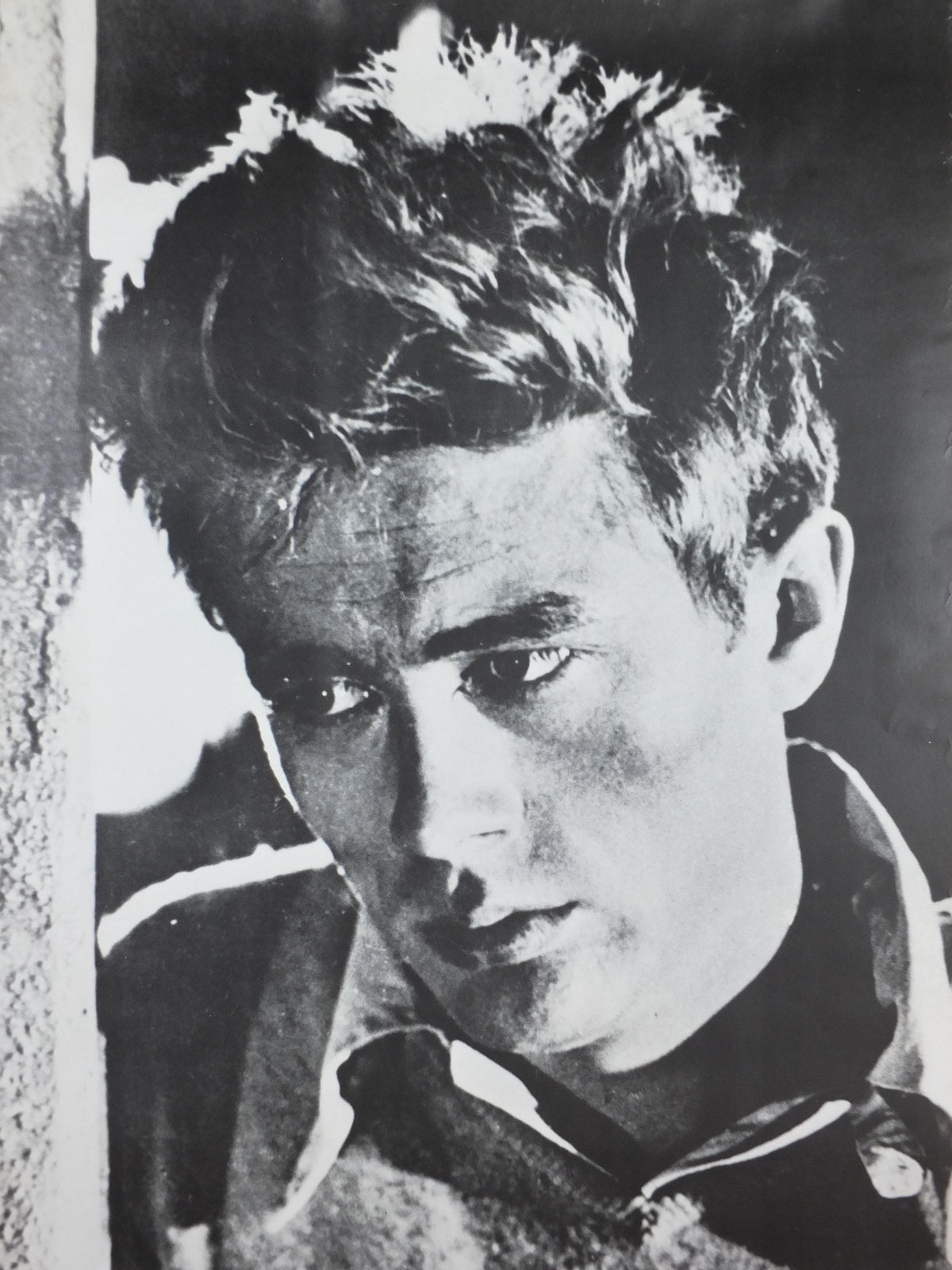 1979 James Dean Poster, Rebel without a Cause 1955, made in Scotland by Pace International, wall art decor