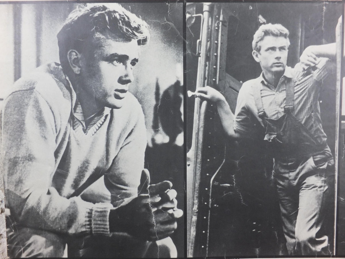 1979 James Dean Poster, Rebel without a Cause 1955 montage, made in Scotland by Pace Minerva, wall art decor