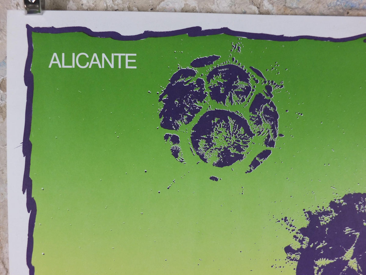 1982 World Cup Poster, Alicante 82 Espana, Copa del Mundo de futbol, Pierre Alechinsky, football, soccer, original sport wall art decor
