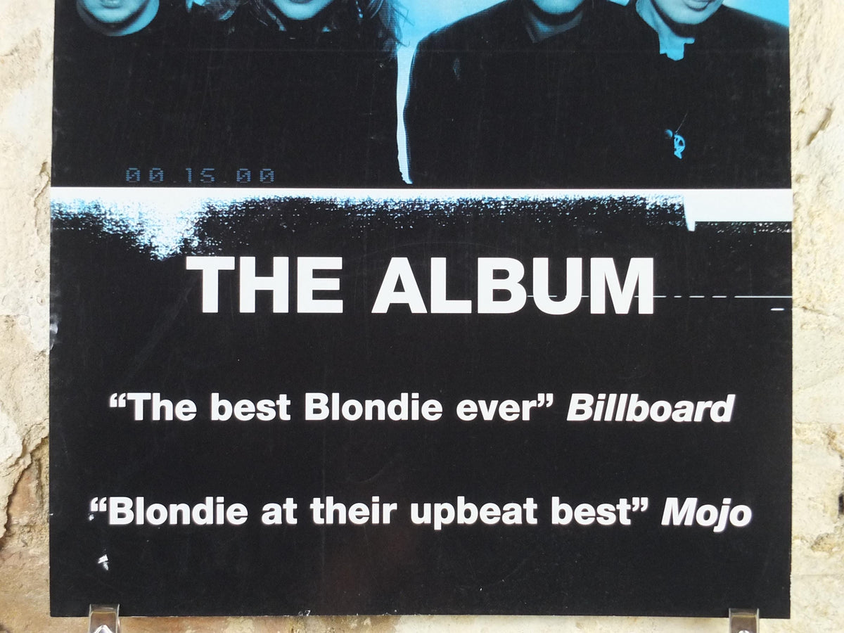 1999 Blondie Poster, No Exit, The Album, original promotion for the album, new wave alternative pop rock, music wall art decor