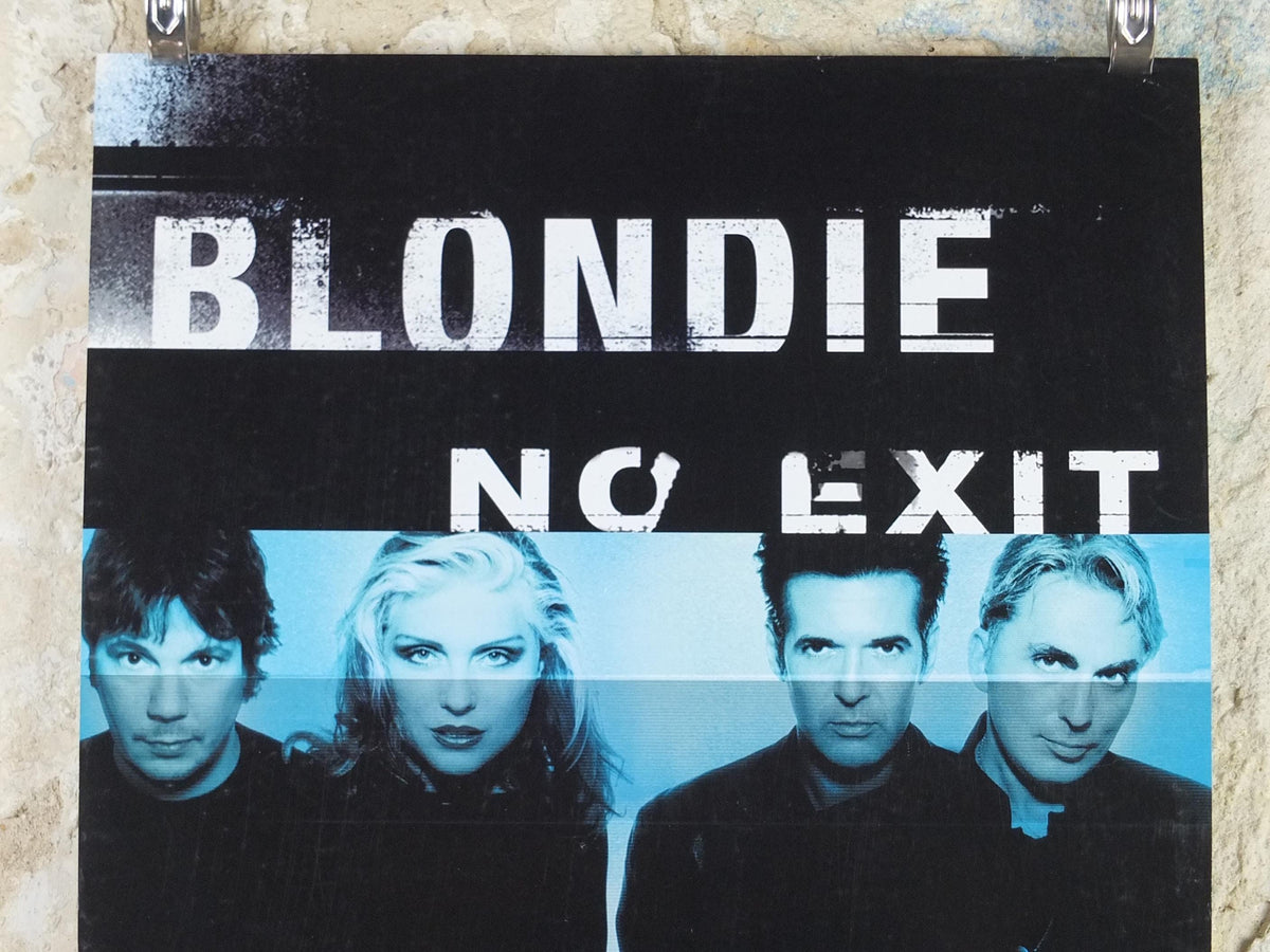 1999 Blondie Poster, No Exit, The Album, original promotion for the album, new wave alternative pop rock, music wall art decor
