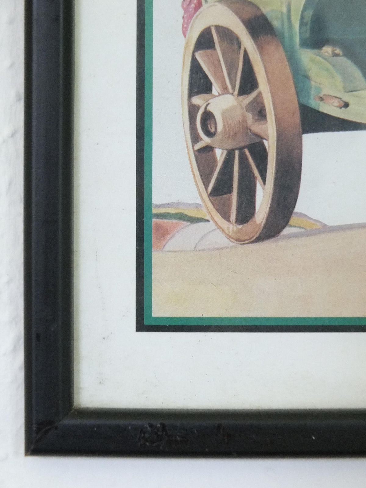 Hand signed 1981 John Gilroy Guinness Toucan Poster, Carthorse 1949, Guinness farmer pulling his horse and cart, wall art retro decor