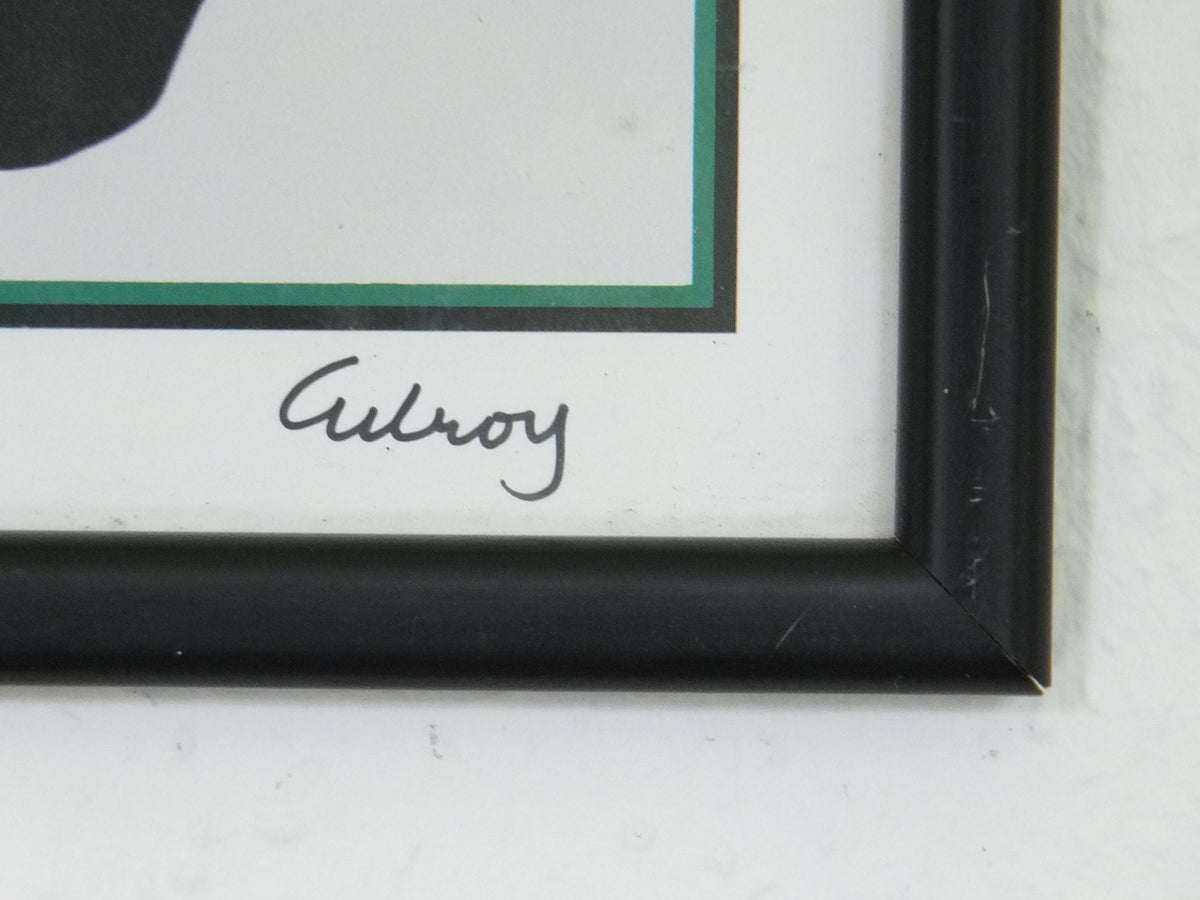 Hand signed 1981 John Gilroy Guinness Toucan Poster, Sea Lion 1935, Guinness Zookeeper with sea lion with pint on nose, wall art retro decor