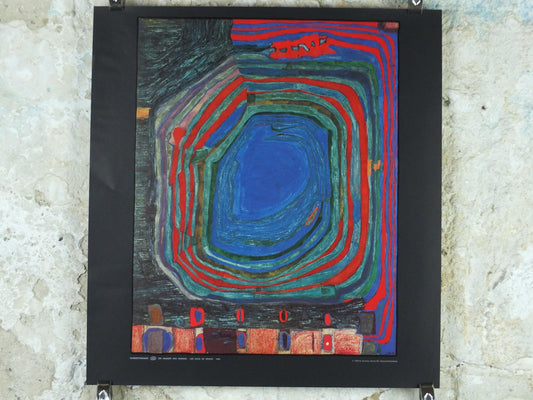 1990 Friedensreich Hundertwasser Poster, The Waters of Venice, Die Wasser von Venedig 1955, wall art decor