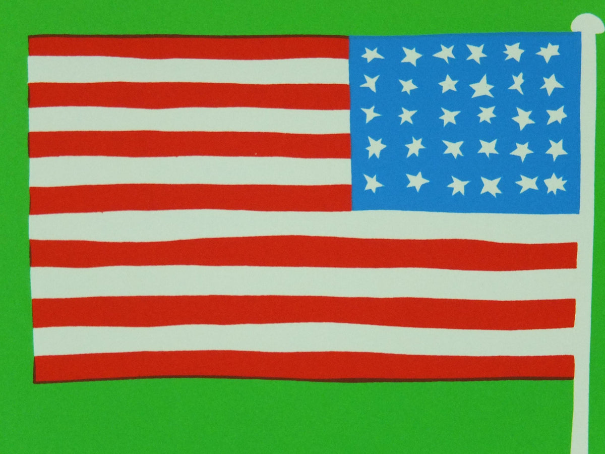 1987 Thomas McKnight Poster, Constitution 1987, Washington DC, signed, limited edition serigraph, wall art decor