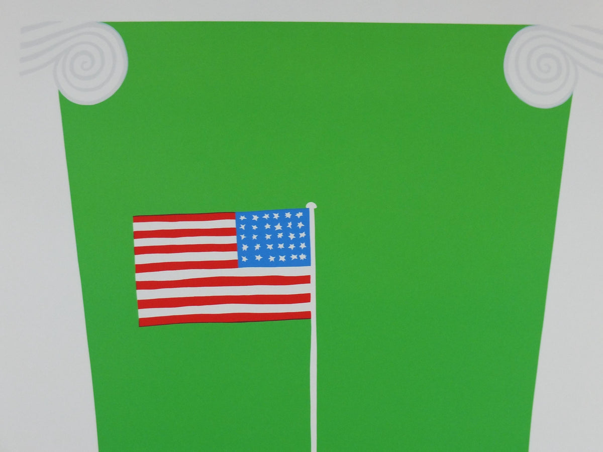 1987 Thomas McKnight Poster, Constitution 1987, Washington DC, signed, limited edition serigraph, wall art decor
