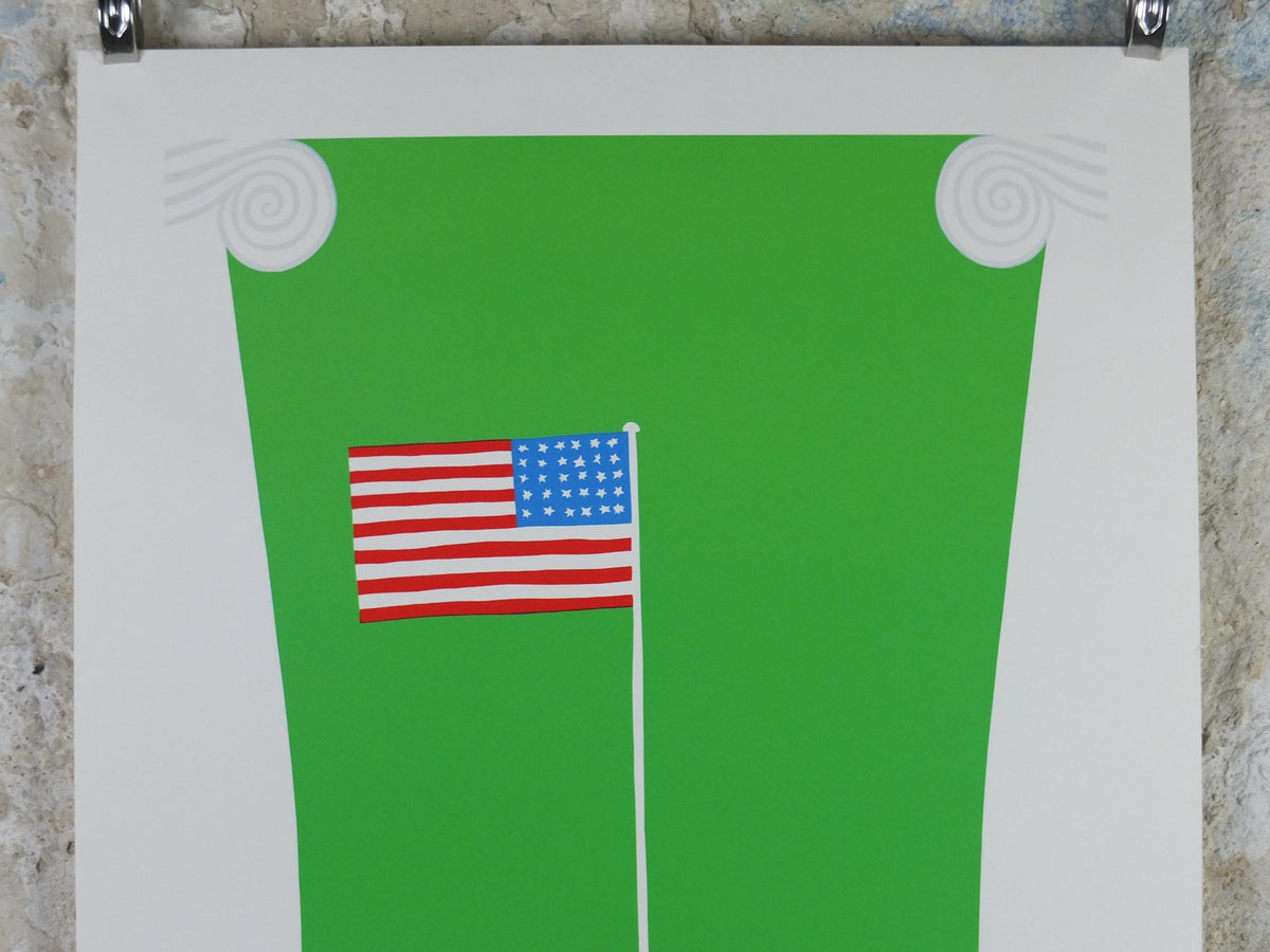 1987 Thomas McKnight Poster, Constitution 1987, Washington DC, signed, limited edition serigraph, wall art decor
