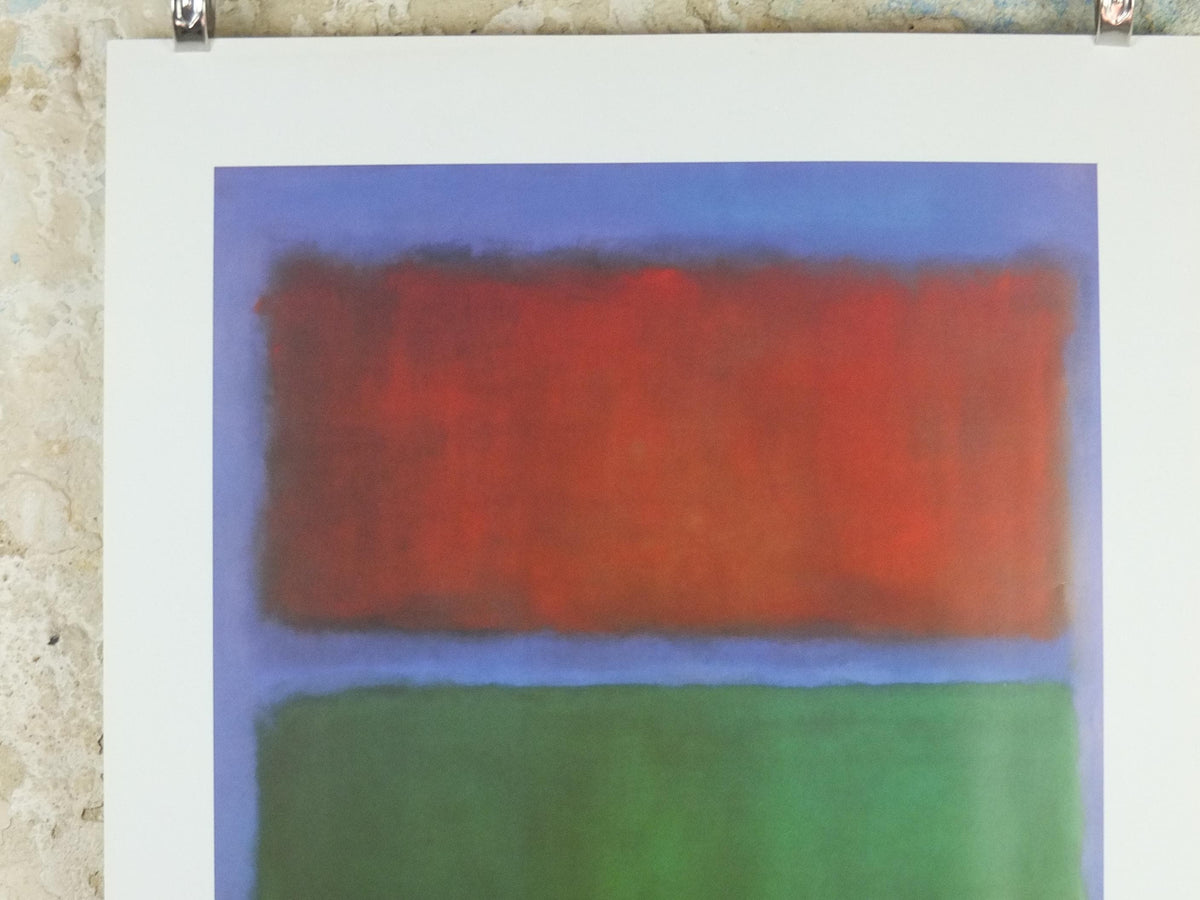 1998 Mark Rothko Poster, Earth and Green 1955, abstract expressionism, wall art decor