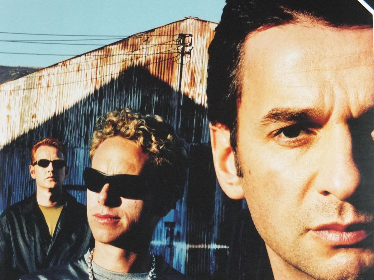 2001 Depeche Mode Poster, Exciter, 21 09 01, original promotion for Stockholm concert, New wave synth pop rock, music wall art decor