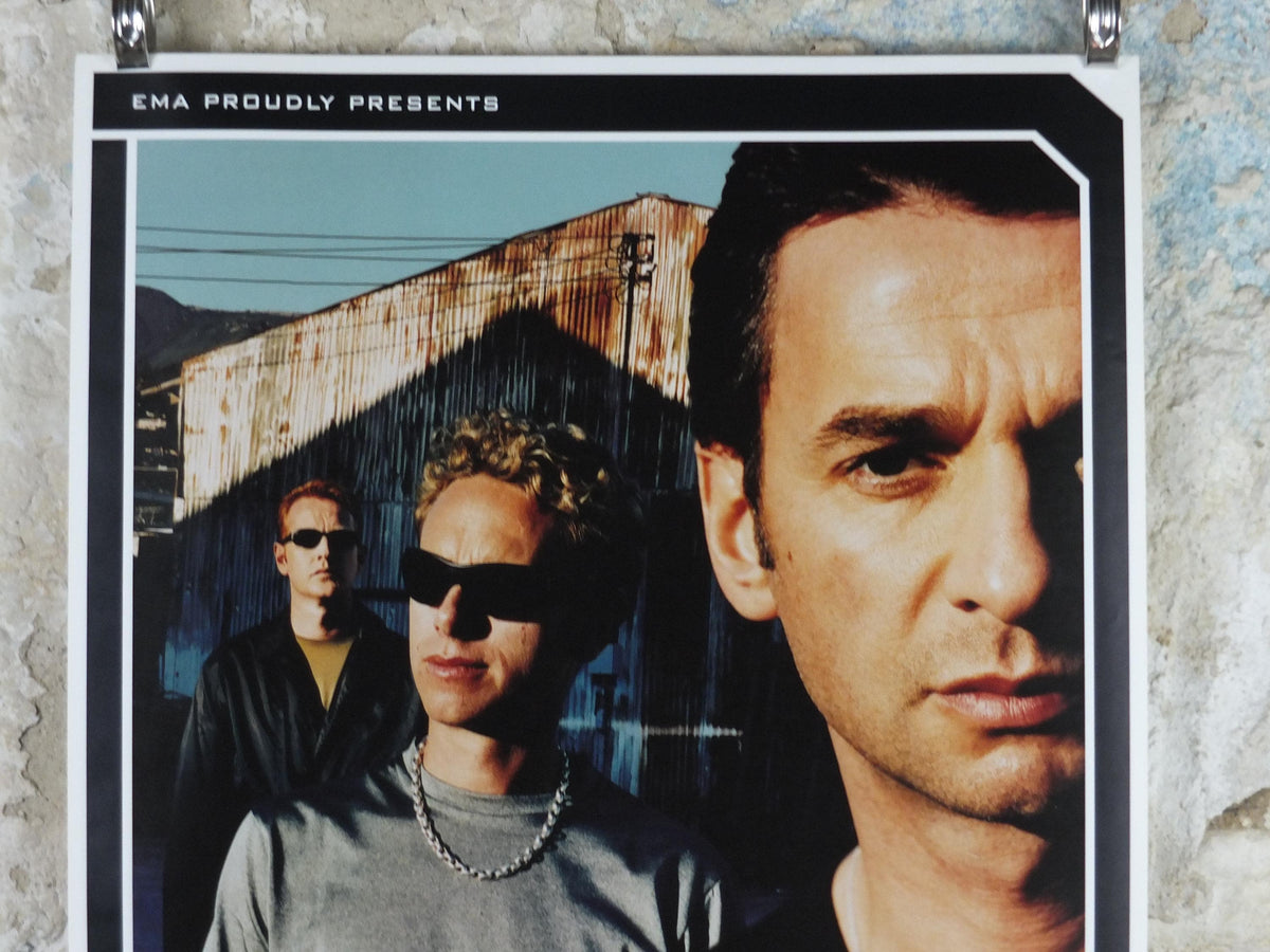 2001 Depeche Mode Poster, Exciter, 21 09 01, original promotion for Stockholm concert, New wave synth pop rock, music wall art decor