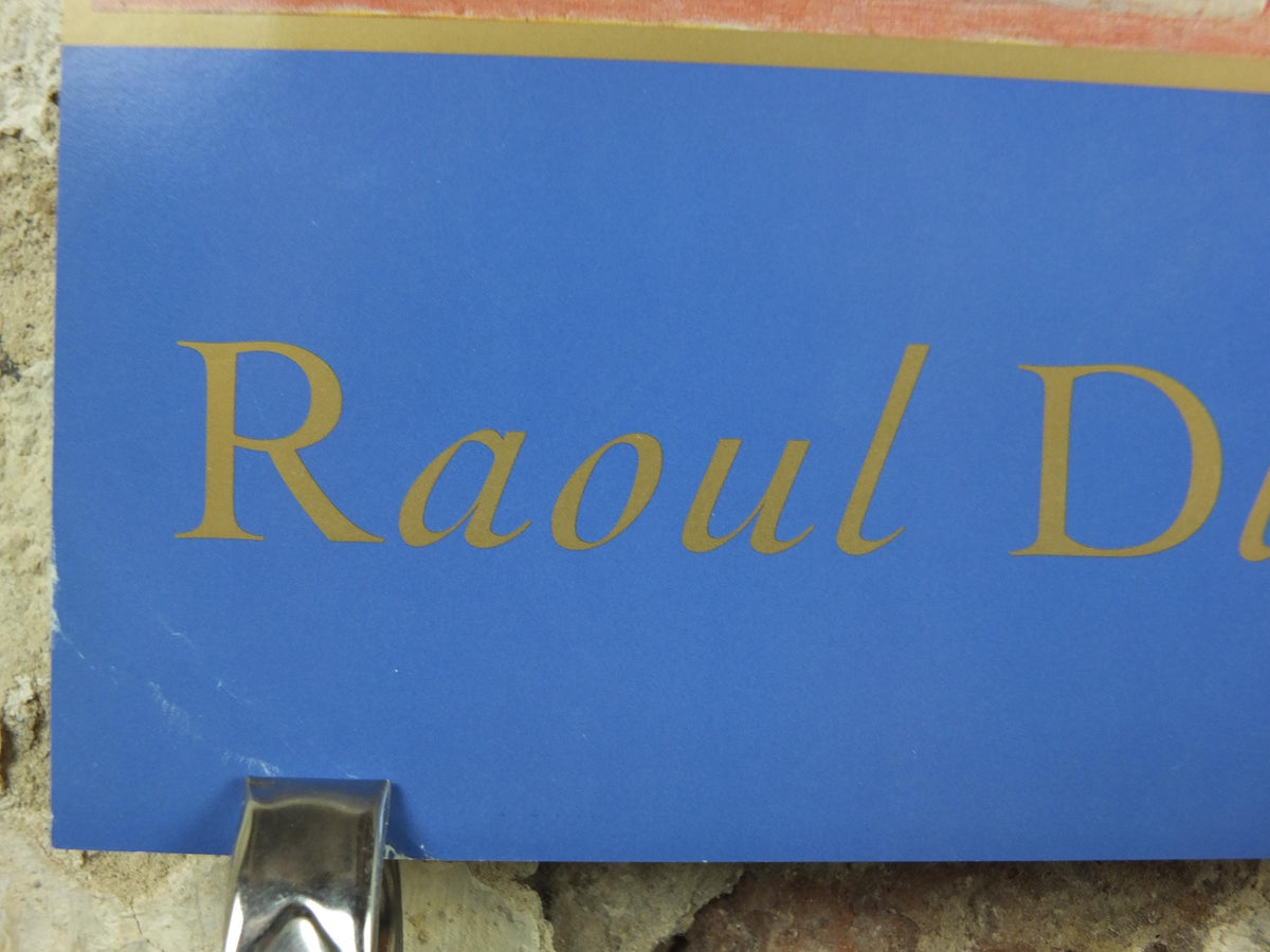 1993 Raoul Dufy Poster, Paris 1934, Fauvism, Cubism and Expressionism, gallery exhibition, wall art decor